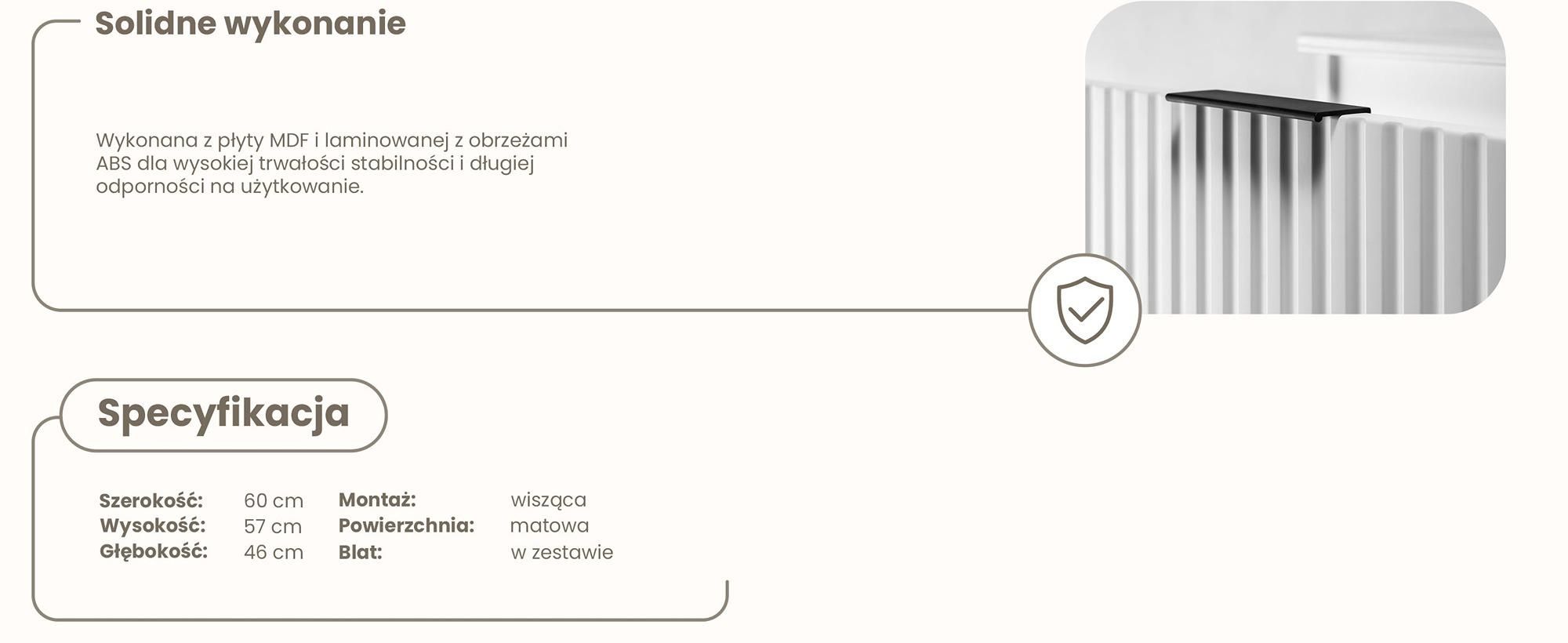 szafka łazienkowa, meble łazienkowe, szafka pod umywalkę, rodan, flow, nowoczesne meble