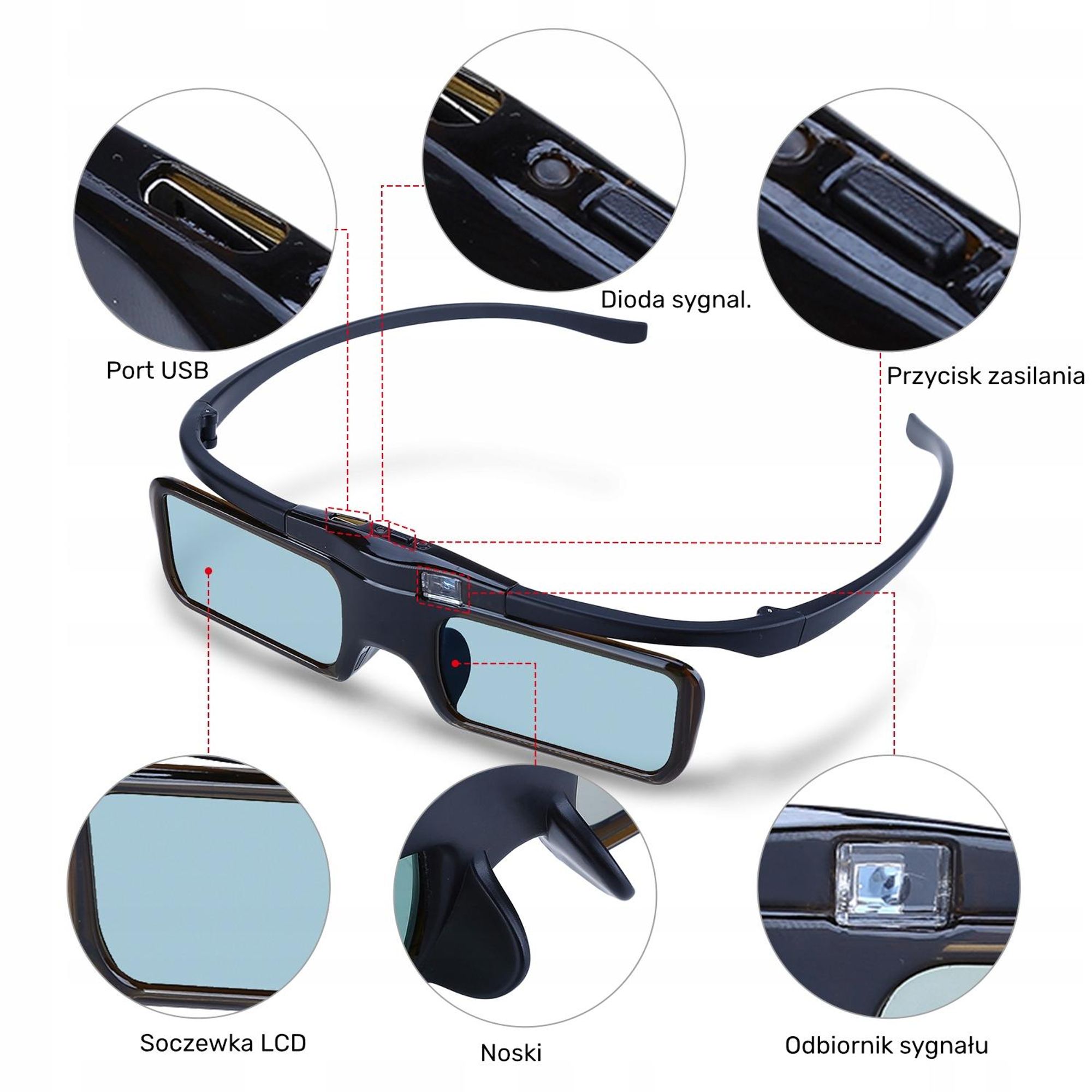 Okulary DLP 3D