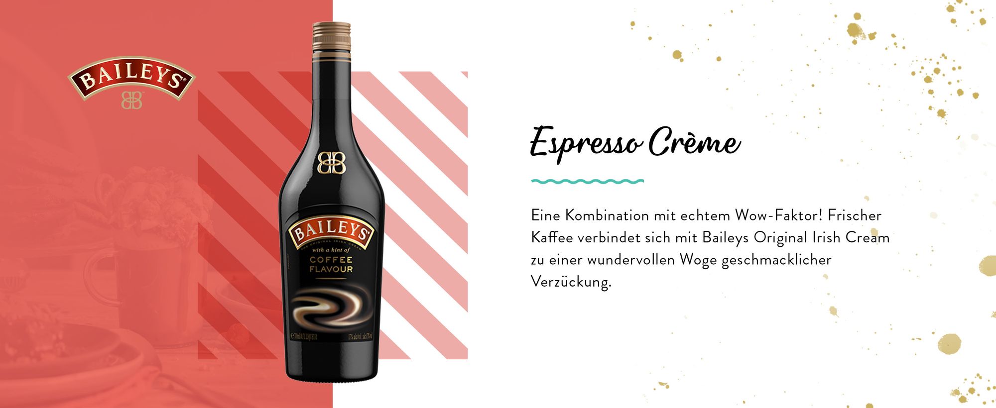 Baileys Espresso Crème, Original Irish Cream Likör, 17% vol, 500ml Einzelflasche