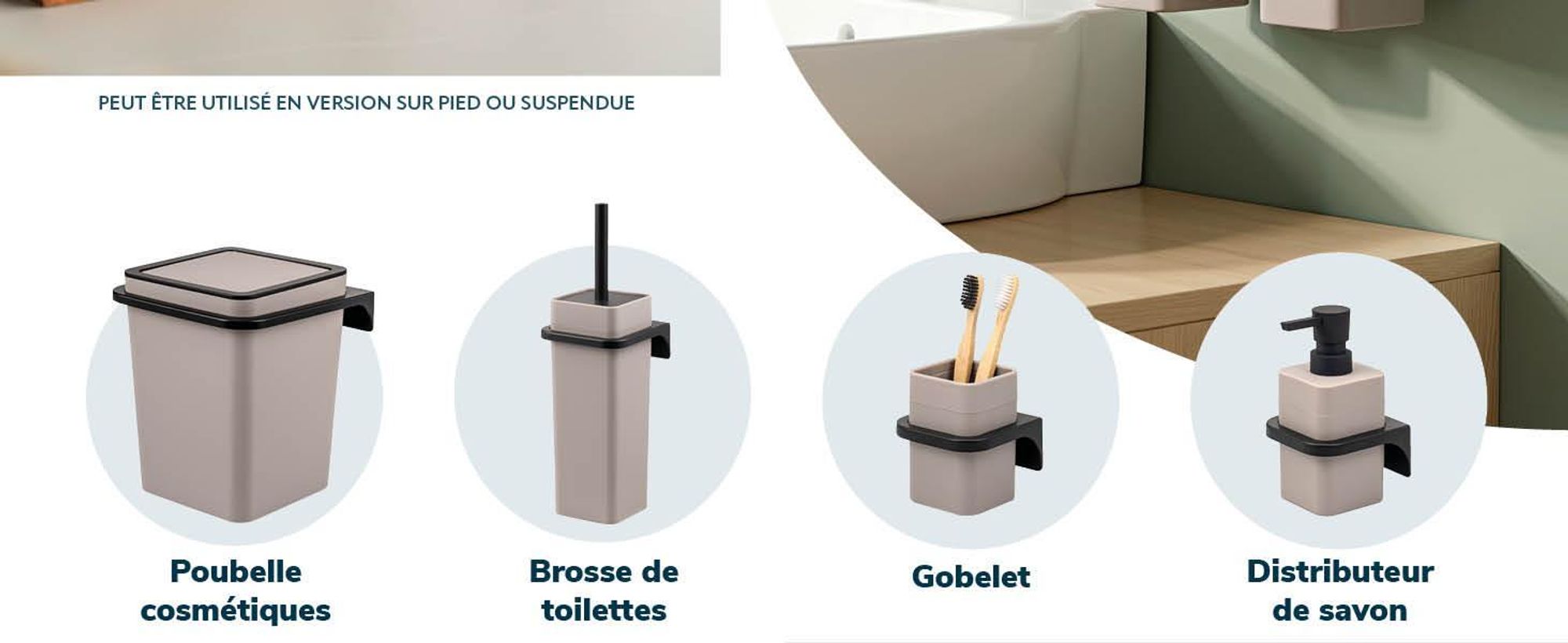 accessoires de salle de bains