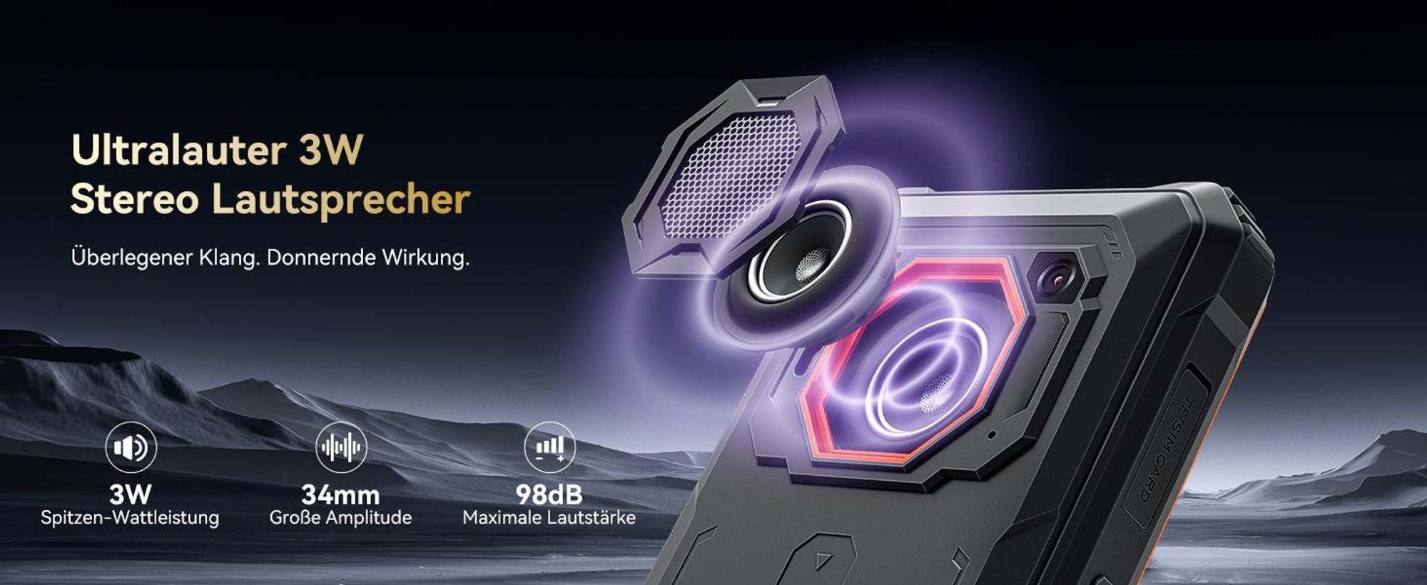 Blackview BV6200 Plus(2025) Outdoor Handy Ohne Vertrag, 11000mAh Akku Android 14 Outdoor smartphone, 24GB+256GB/2TB,98DB Lautsprecher, 6.56" 90Hz,IP69