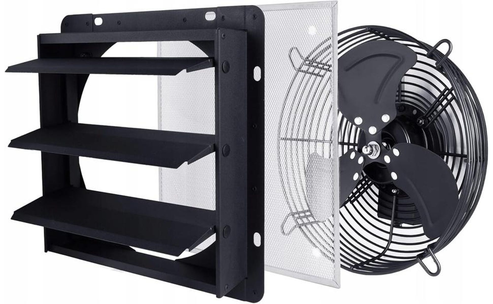 EBERG VEXO 400/2000 Wandventilator 2020 m³/h mit Lamellen