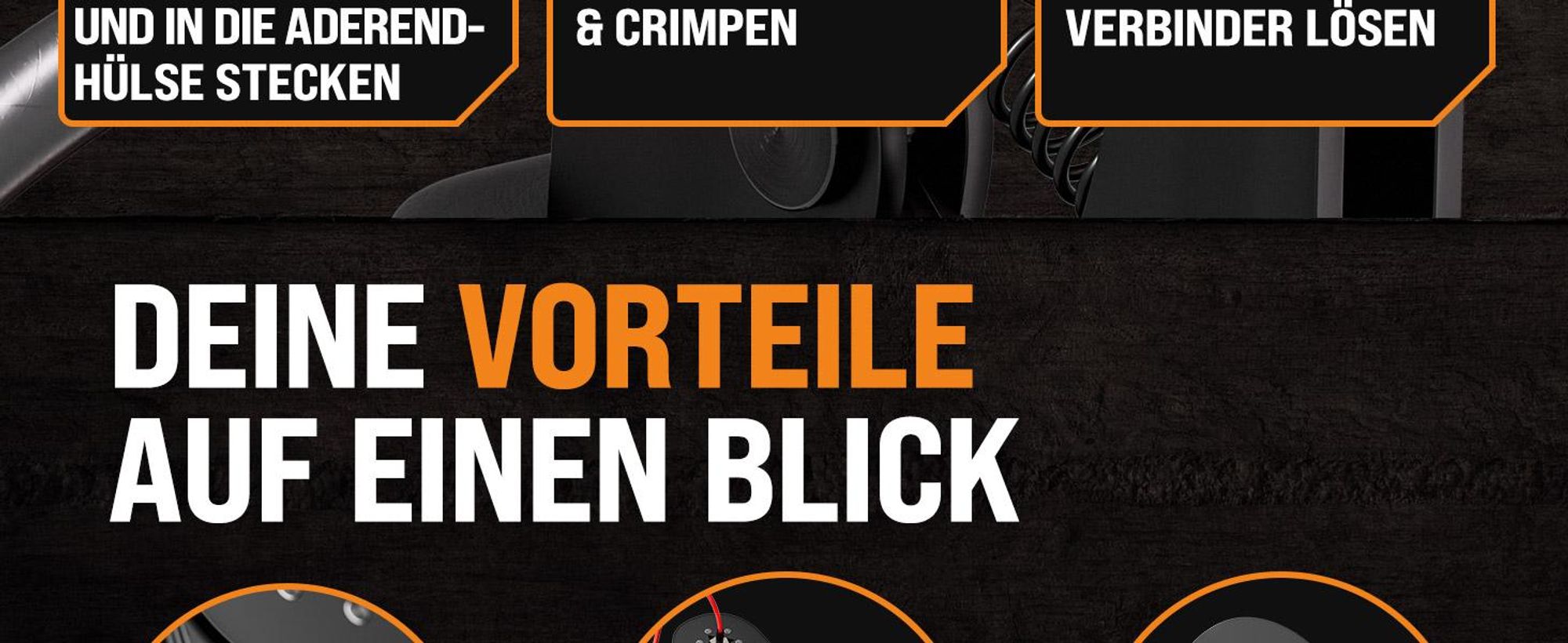 MONZANA® Crimpzange Sechskant 0,25-6mm² 2000tlg. Aderendhülsen Set Ergonomisch Plastikbox Kohlenstoffstahl inkl. Tasche Aderendhülsenzange Werkzeug