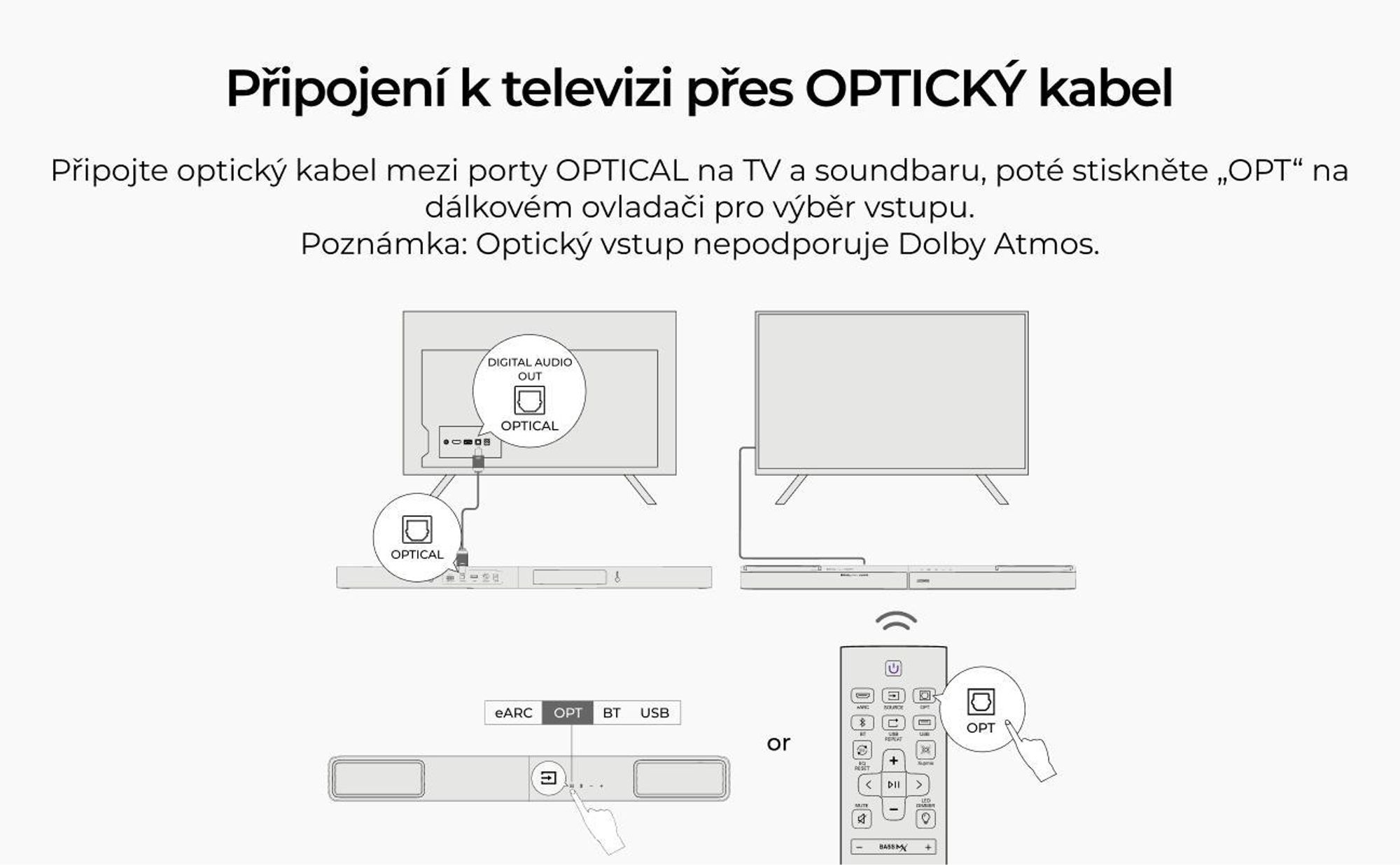 ULTIMEA 3.1.2kanálový soundbar s Dolby Atmos, prostorový systém pro TV s 6,5palcovým subwooferem, Bluetooth 5.4, HDMI eARC, 360 W, Skywave F30 Boom