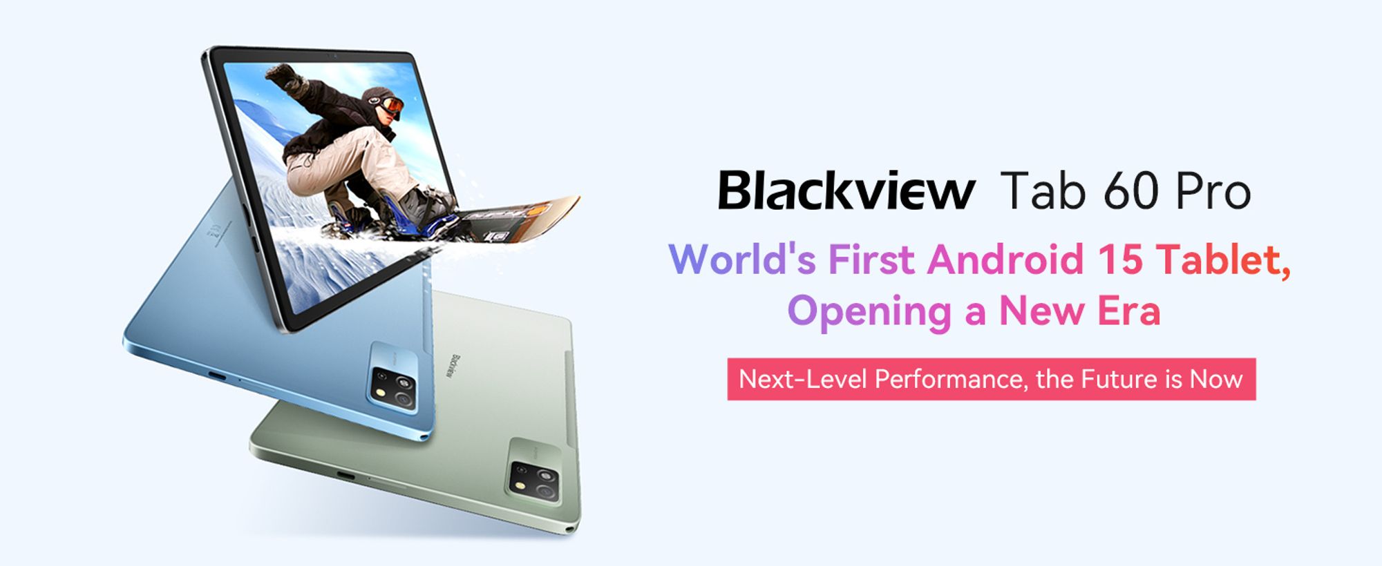 Blackview Tab 60 Pro Tablet Android 15, 12GB RAM + 128GB ROM/2TB TF, Tablet 10 Zoll z Widevine L1, Unisoc T606 Octa-core Gaming Tablet, Dual 4G SIM