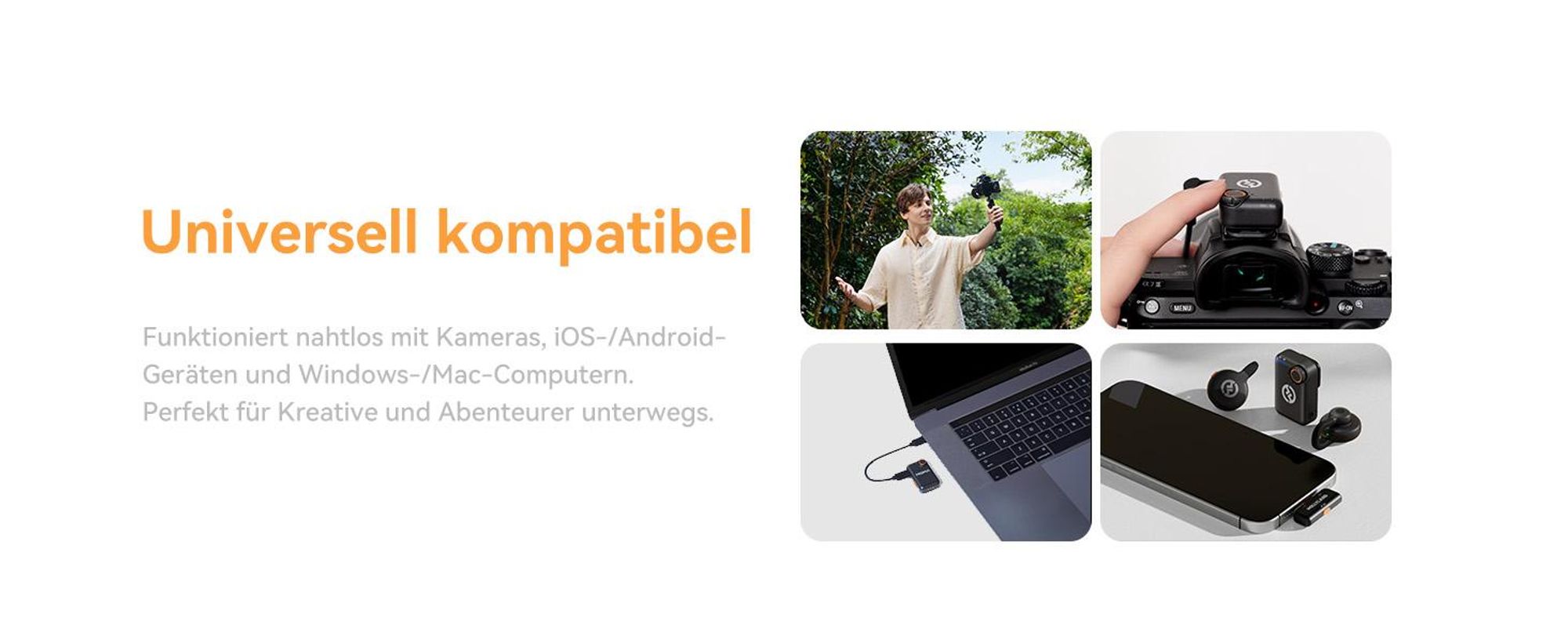 HOLLYLAND Lark M2S – Komplettset für Ansteckmikrofone