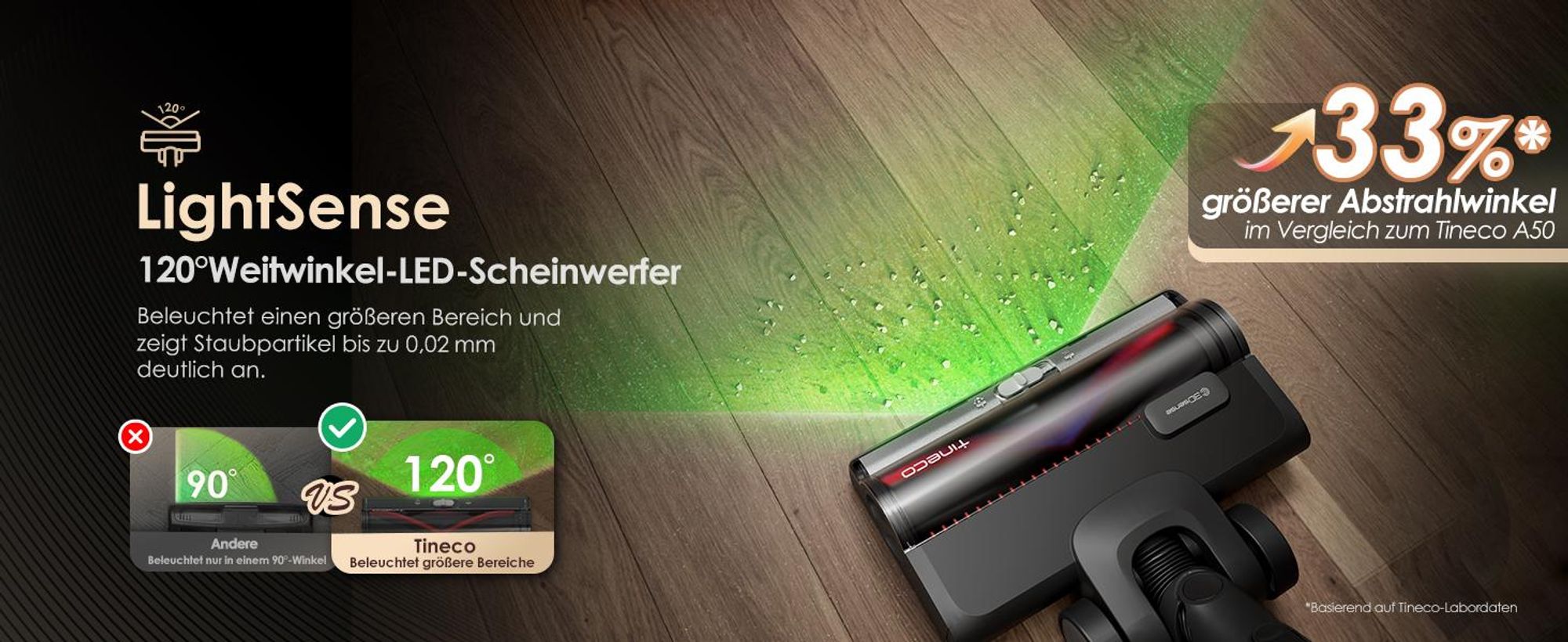 Tineco PURE ONE S70 Smarter, Stabstaubsauger, Beutellos, Blau, Orange, 0,6 l, Trocken, HEPA
