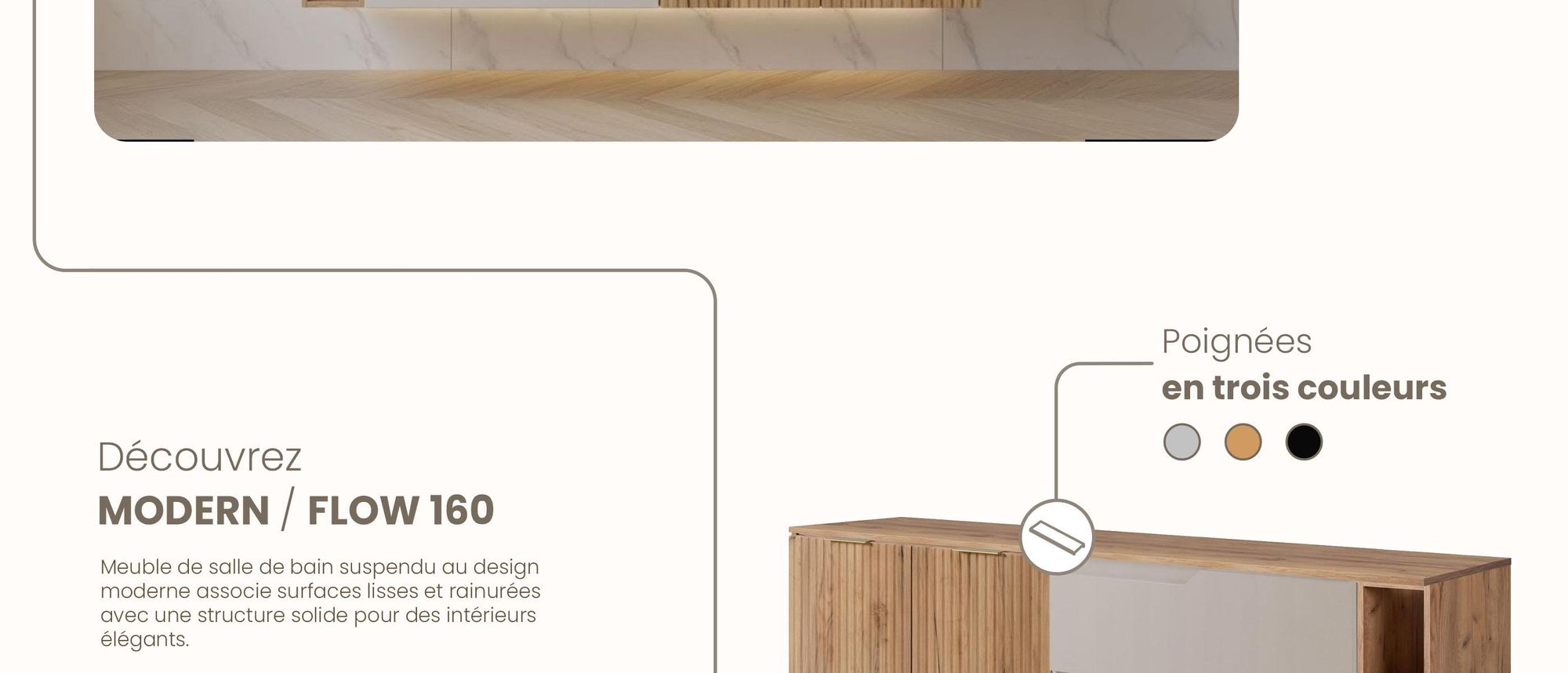 RODAN, meuble de salle de bain, armoire moderne, meuble sous vasque, meuble sous lavabo