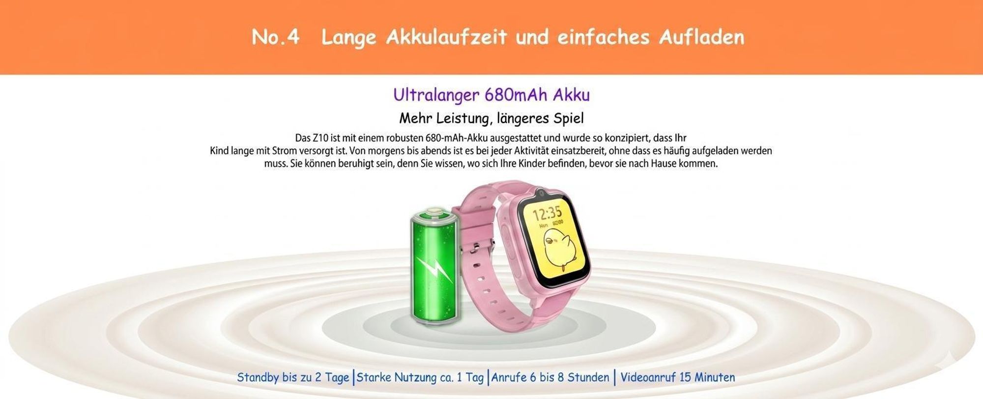 Blackview Z10 Kinderuhr smartwatch, GPS und 4G-Videoanrufe smartwatch, Bluetooth, IP67, 1.83" IPS, 1GB+8GB, 680mAh, Gravitysensor, LBS+WiFi+GPS, SOS