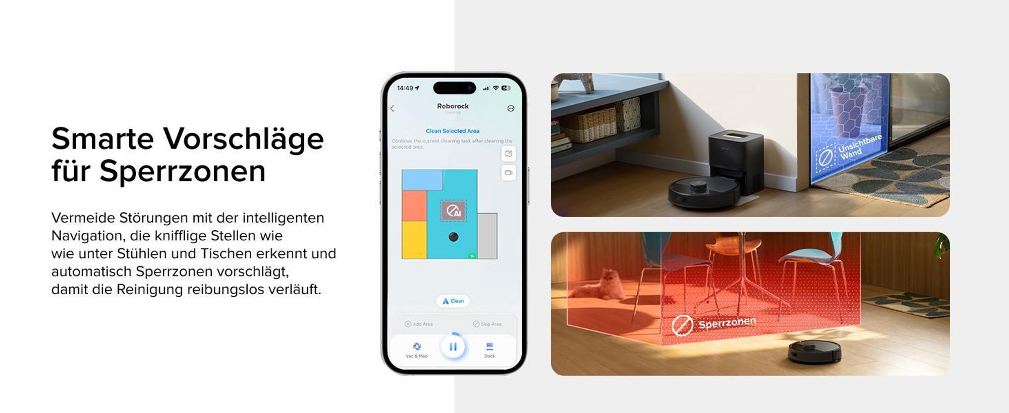 Roborock Q7 L5+ Set Saugroboter mit Wischfunktion, Automatischer Staubentleerung, Dual Anti-Tangle System, 8.000 Pa Saugkraft, LiDAR-Navigation