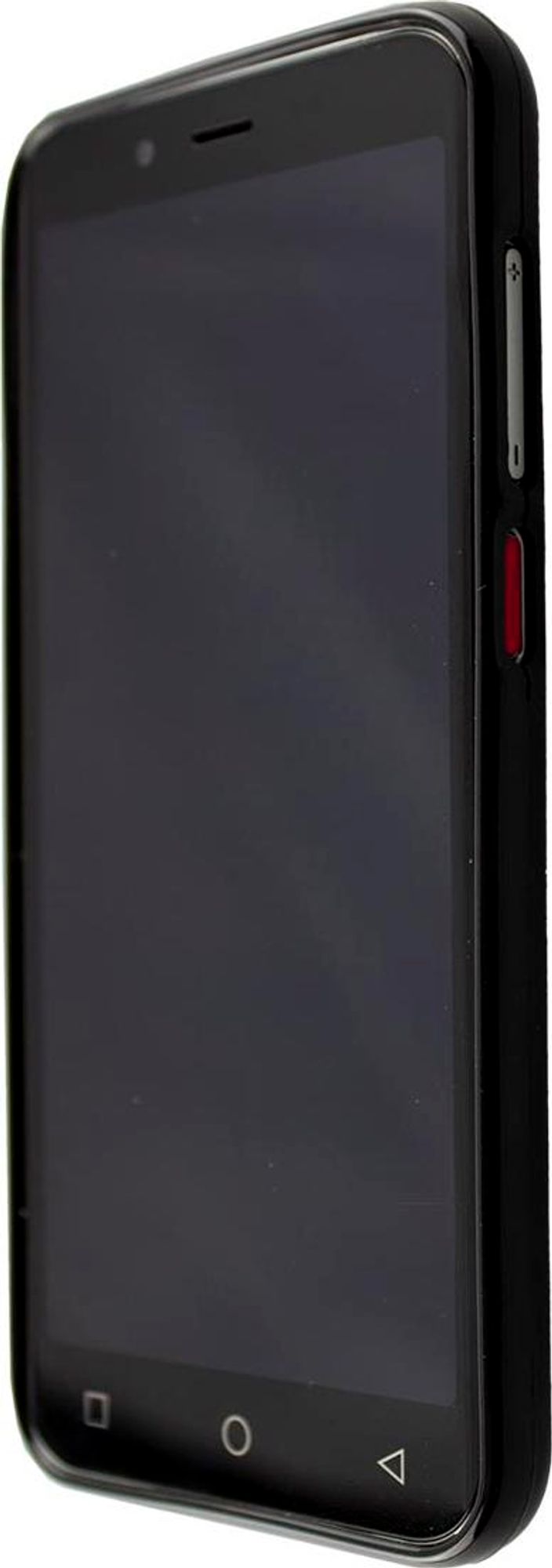 caseroxx Schutz-Hülle TPU-Hülle kompatibel mit PEAQ PSP 400, Gummi Handy Tasche schwarz Bild 2