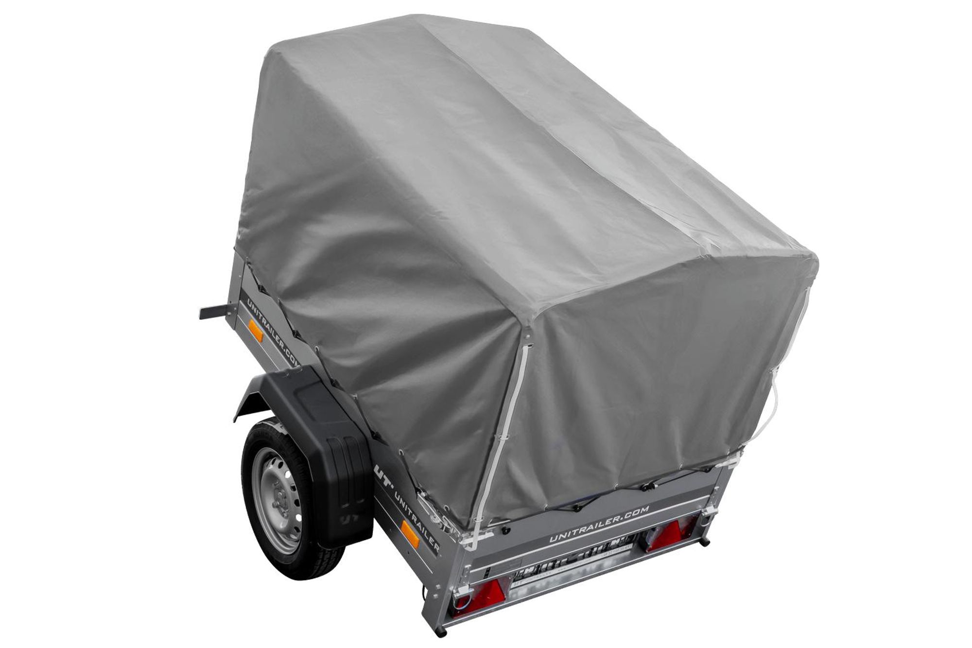 Kipper Anhänger 750 kg Garden Trailer 150 KIPP 150x106 cm [mit Hochplane, Hochspriegel und Stützrad]