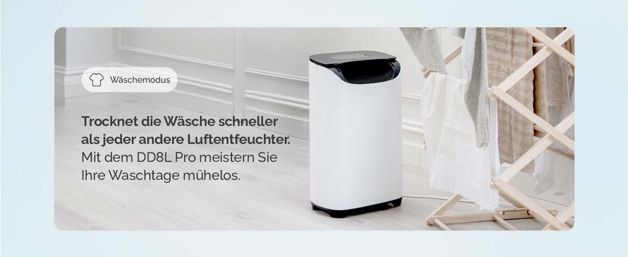 Meaco DD8L Pro Adsorptionstrockner, 8 l/Tag, ab 40 dB, Mit smarter App kompatibel