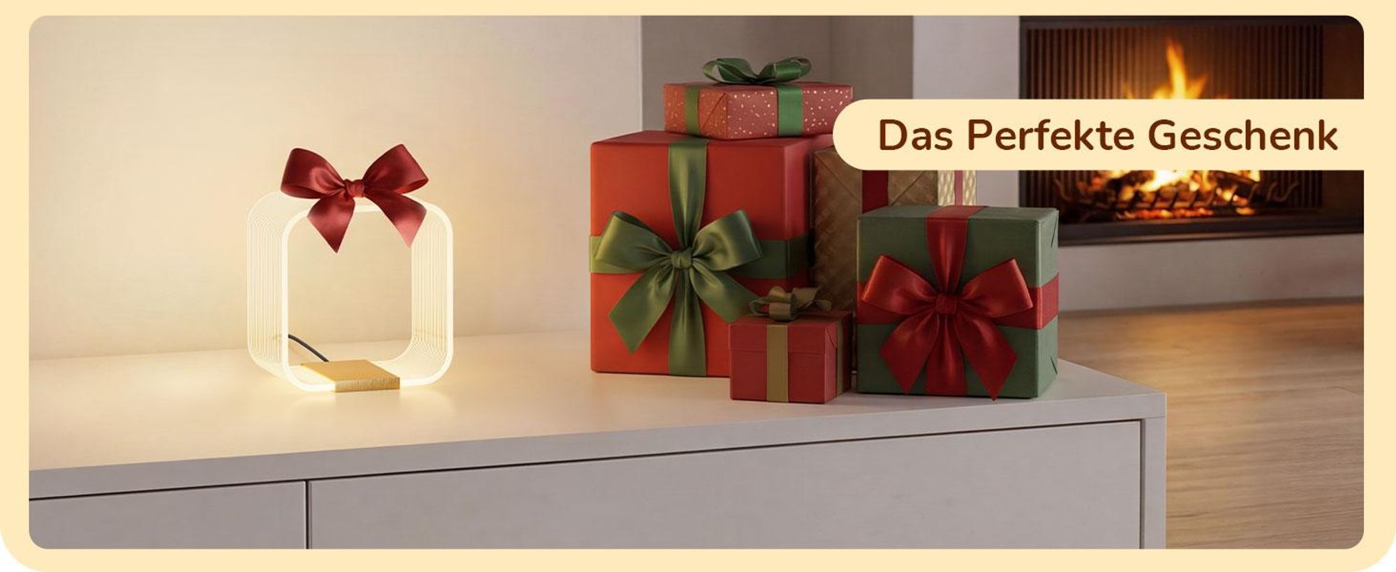 EDISHINE LED Nachttischlampe Dimmbar, Moderne Tischlampe mit Versteckter Lichtquelle &Lasergravur,3 Farbtemperaturen, Acryl & Aluminium,Nachtlich Gold