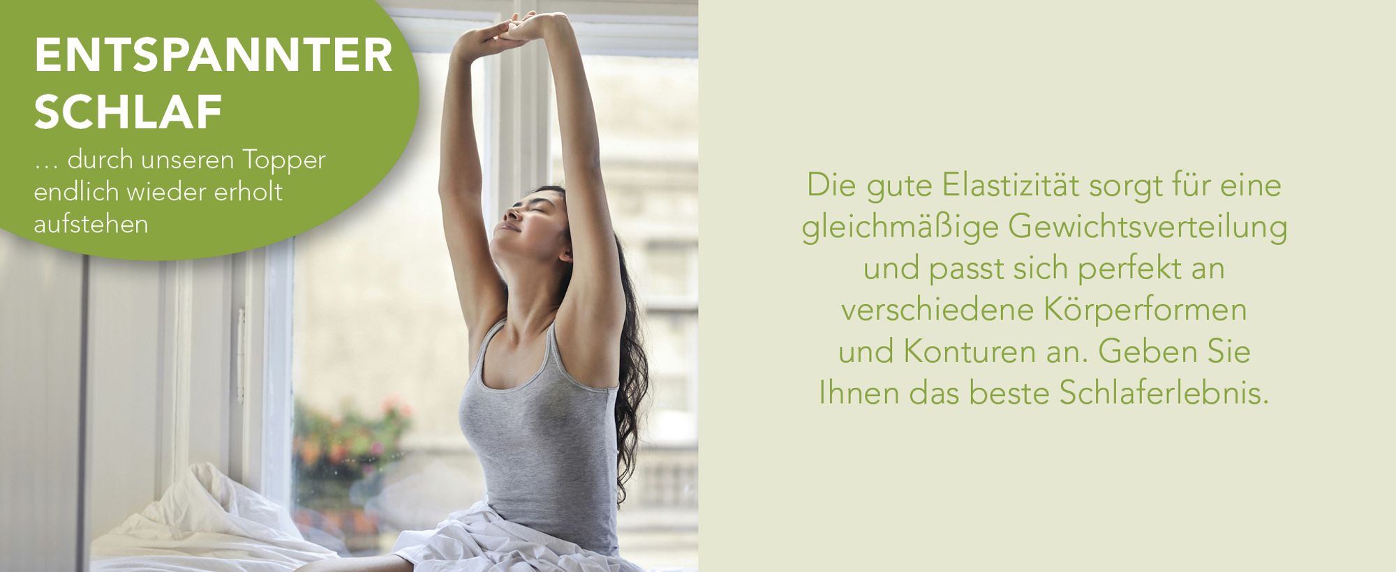 10cm Ergonomischer 7-Zonen Matratzentopper | H2&H3 | 180 x 200 cm | Matratzenauflage | DREAMSTAR Easy Flex