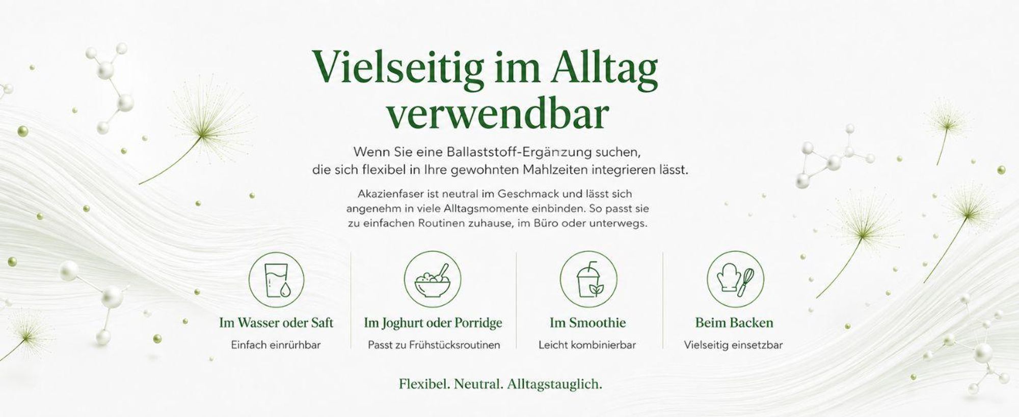 Akazienfaser 500 g Ballaststoff 90% Pulver