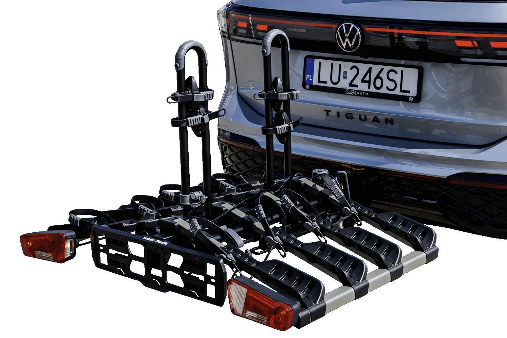 Inter Pack New Spider 4 - Anhängerkupplungs-Fahrradträger für 4 Fahrräder