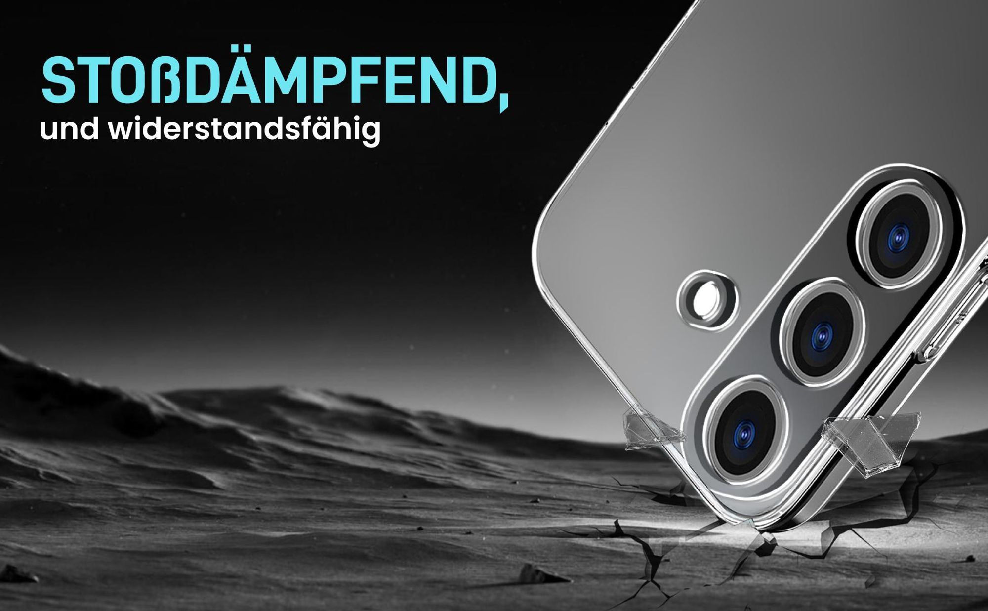 Backcover für Samsung Galaxy S23 FE - unterstützt kabelloses Laden auch mit Hülle