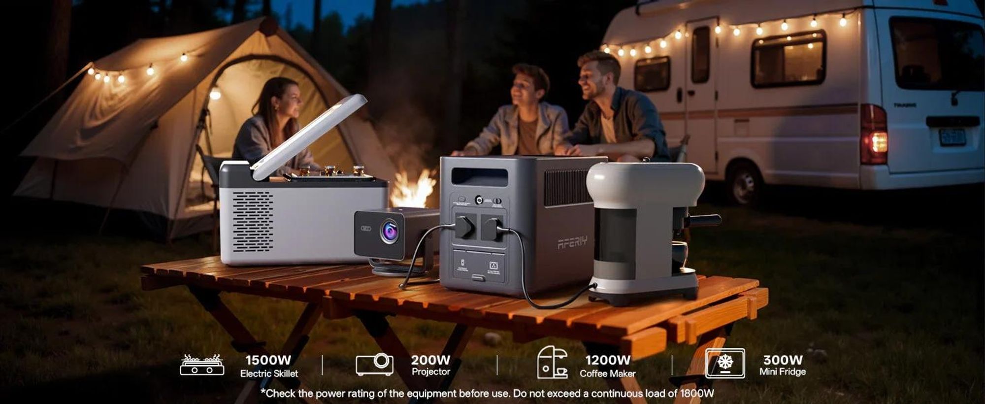 AFERIY Nomad1800 Pro P180 Napájacia Stanica 1800W 1024Wh | LiFePO4 Powerstation