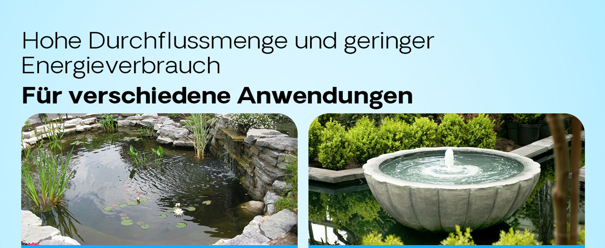 SunSun CTF-5000 SuperECO Teichpumpe 5000 l/h / 30 W, energiesparende Filterpumpe, Bachlaufpumpe für Koiteiche, Umwälzpumpe, Gartenteichpumpe