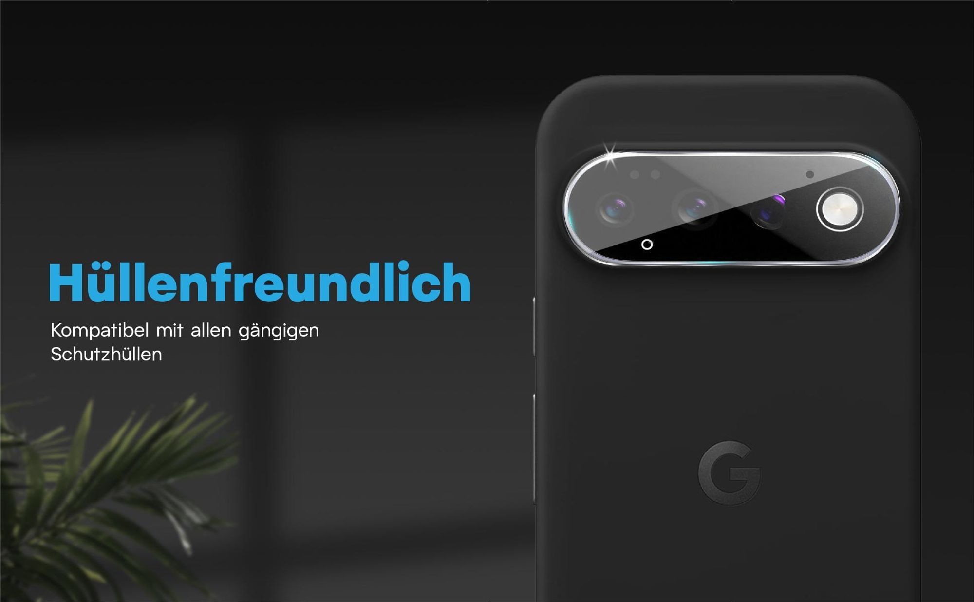 Kamera Schutzglas Set für Google Pixel 11 Pro kompatibel mit allen gängigen Hüllen