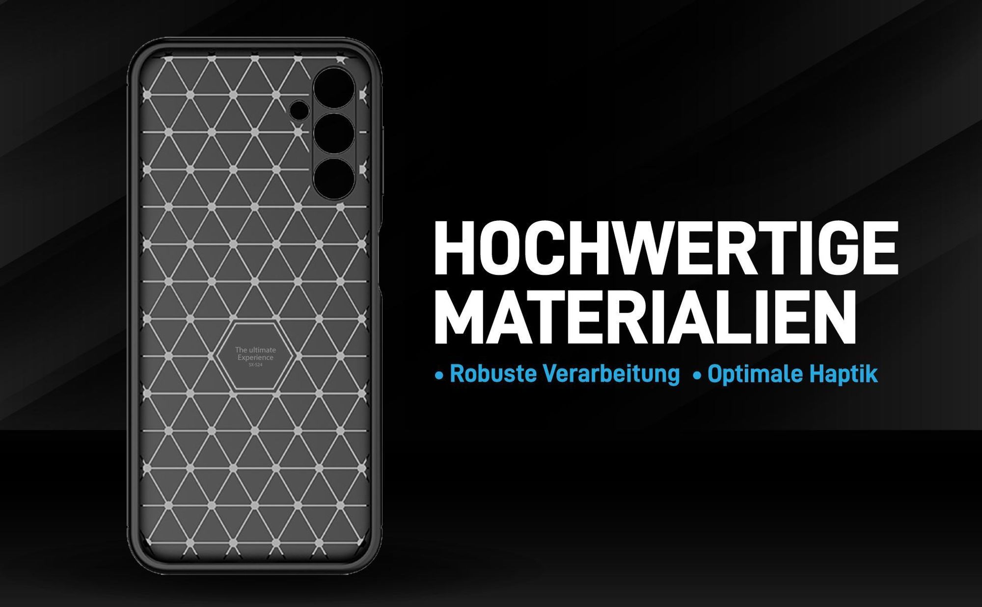 Handyhülle für das Samsung Galaxy S24 im Carbon Look
