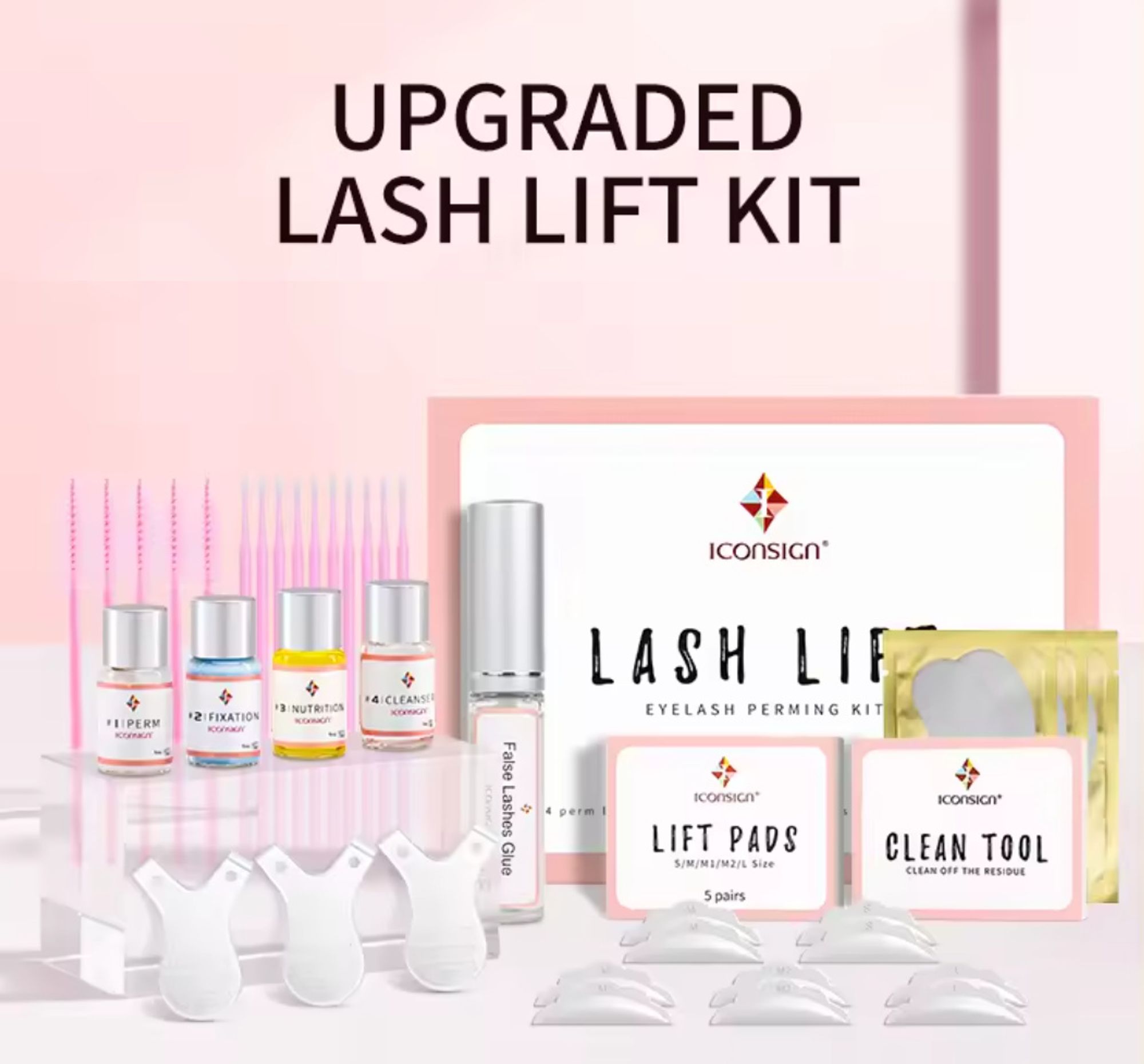 Wimpernlifting Starter Set Wimpernwelle Lash Lift Kit Wimpernlaminierung Dauerwelle 31 Tlg BMTLAB