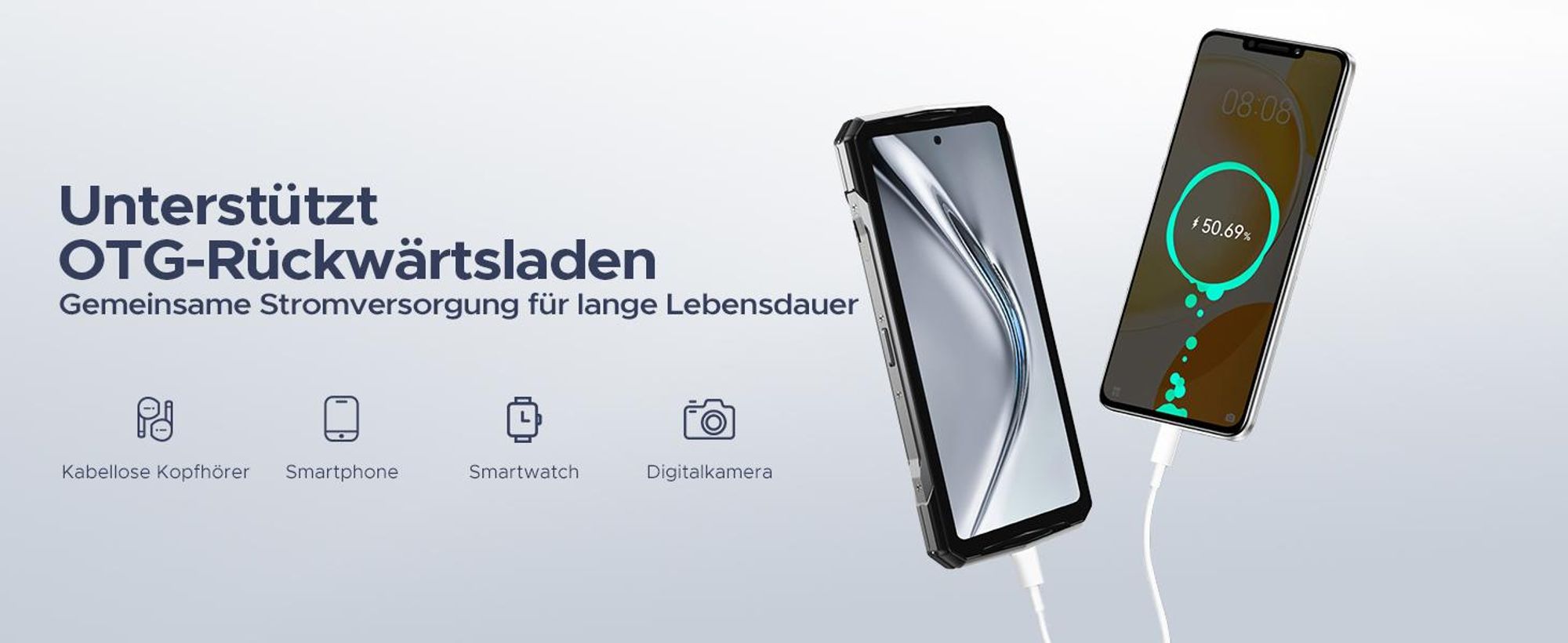 DOOGEE V40 Outdoor Handy Ohne Vertrag 5G - MediaTek Dimensity 7300 Android 14 Handy, 32GB RAM + 512GB ROM Outdoor Smartphone, Rugged Baustellenhandy
