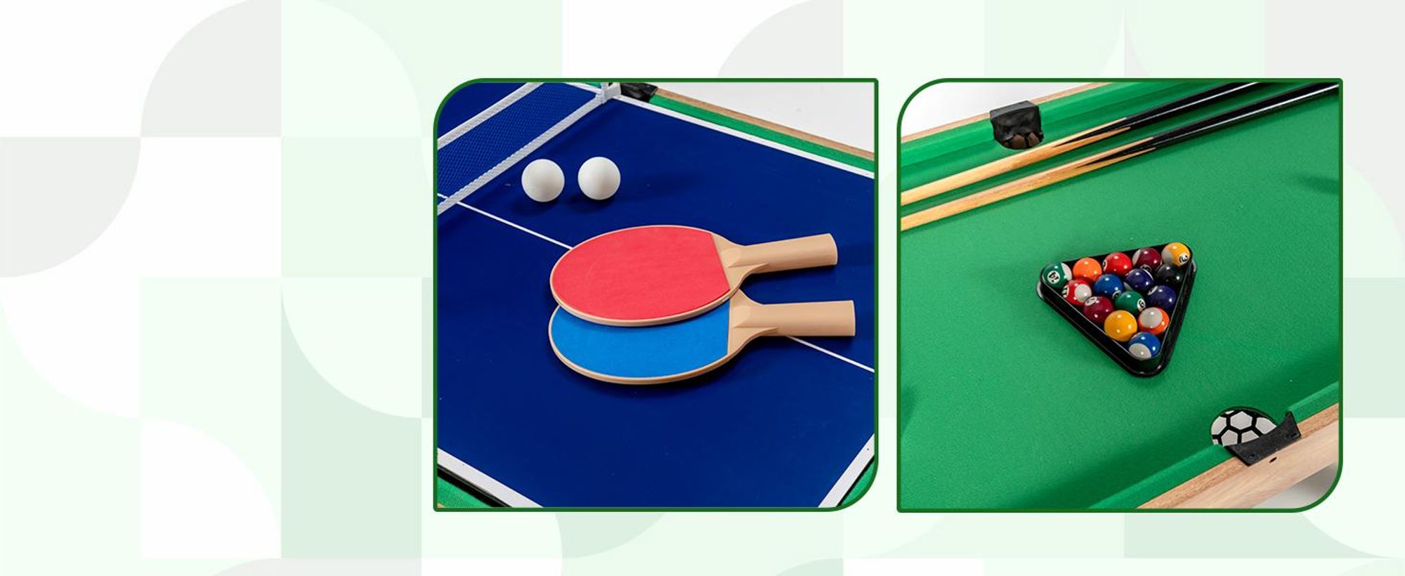 COSTWAY 10 in 1 Muli Spieltisch, Tischkicker, Multifunktionstisch mit Tischfußball, Hockey, Billard, Shuffleboard, Bowling&4 Brettspiele, Kombi-Tisch
