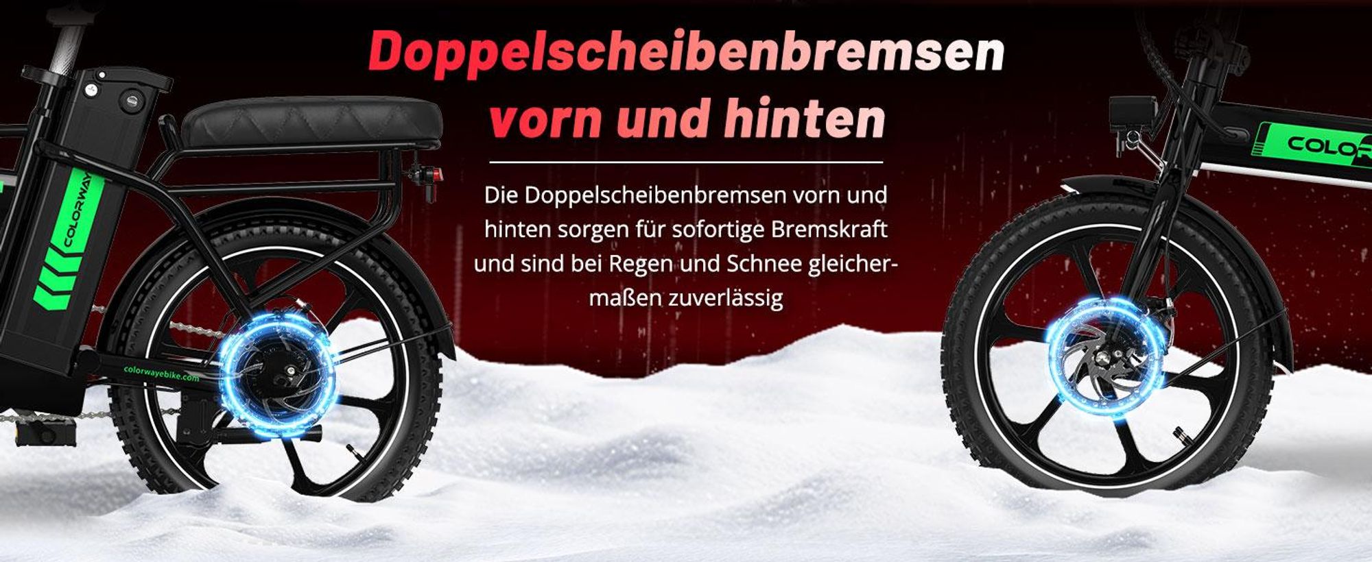COLORWAY E Bike, 16 Zoll Klapprad E-Fahrrad, 36V 12Ah Lithium-Akku, 250W Motor, Mini-E-Bike mit 35-60km Reichweite für Erwachsene & Jugend