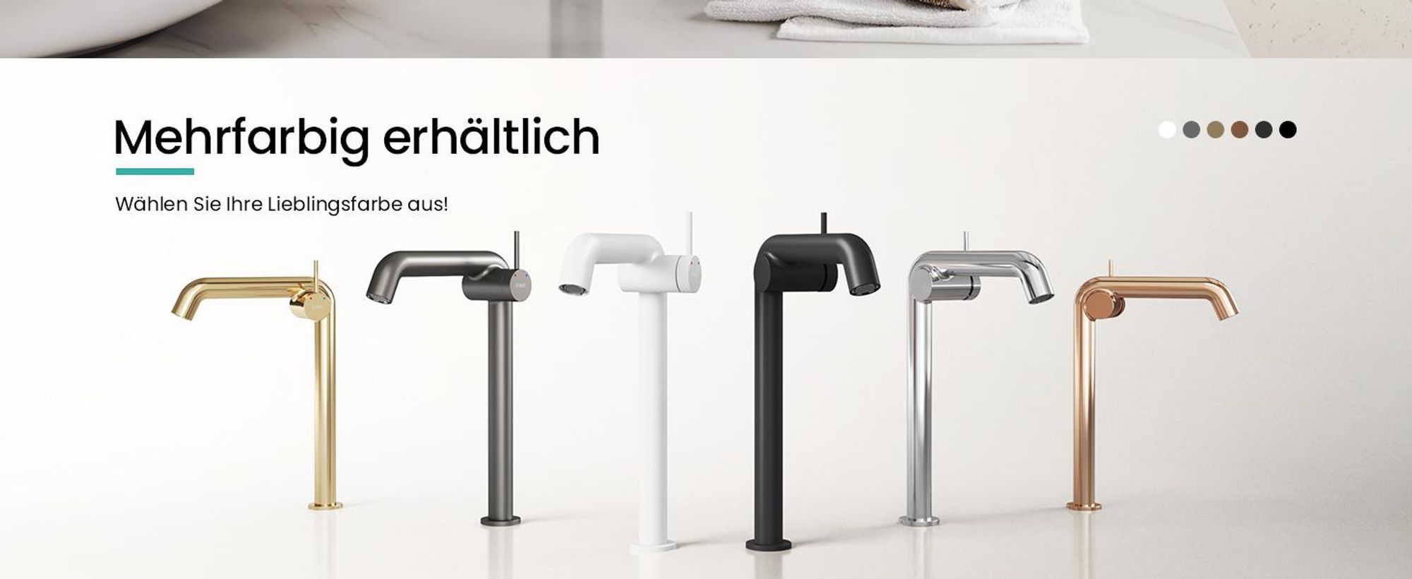 EMKE Einhebel-Waschtischarmatur, Badarmaturen 332x220x76mm , Wassersparend, Korrosionsschutz, Bleifreies Messing, Matt Schwarz