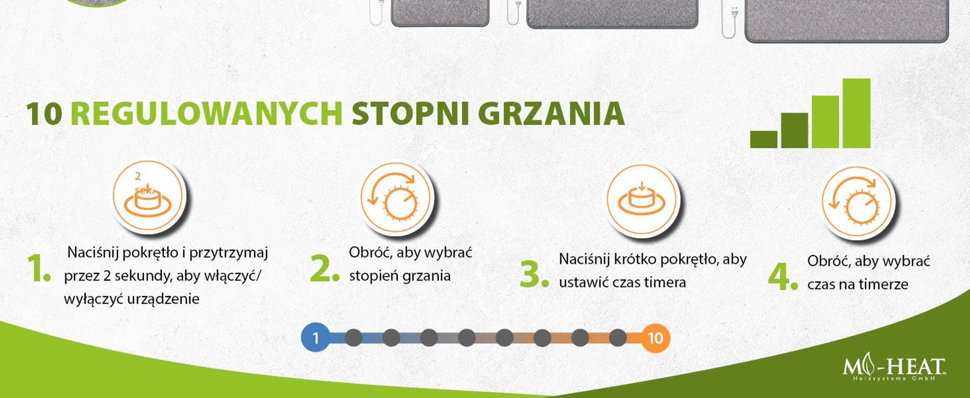 Mata grzewcza PVC, podgrzewana podłoga, mata podłogowa podczerwieni, mata grzewcza do stóp, mata grzewcza do stóp 55x80 cm, podgrzewacze do stóp z włókna węglowego
