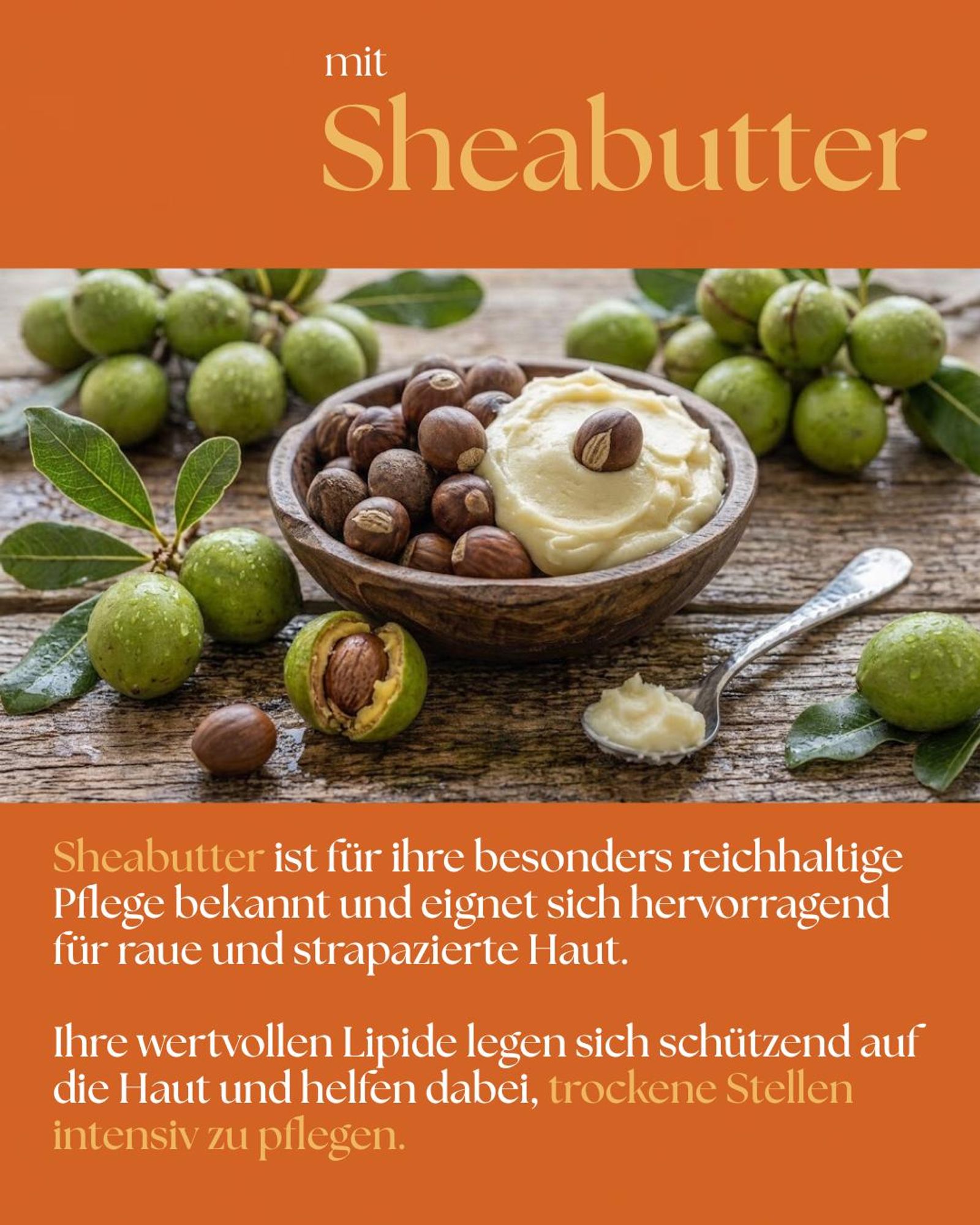 VALENTIN Kosmetik Handcreme Orange & Sandelholz mit Sheabutter, Aloe Vera, Kamillenblütenextrakt & Vitamin E 300ml