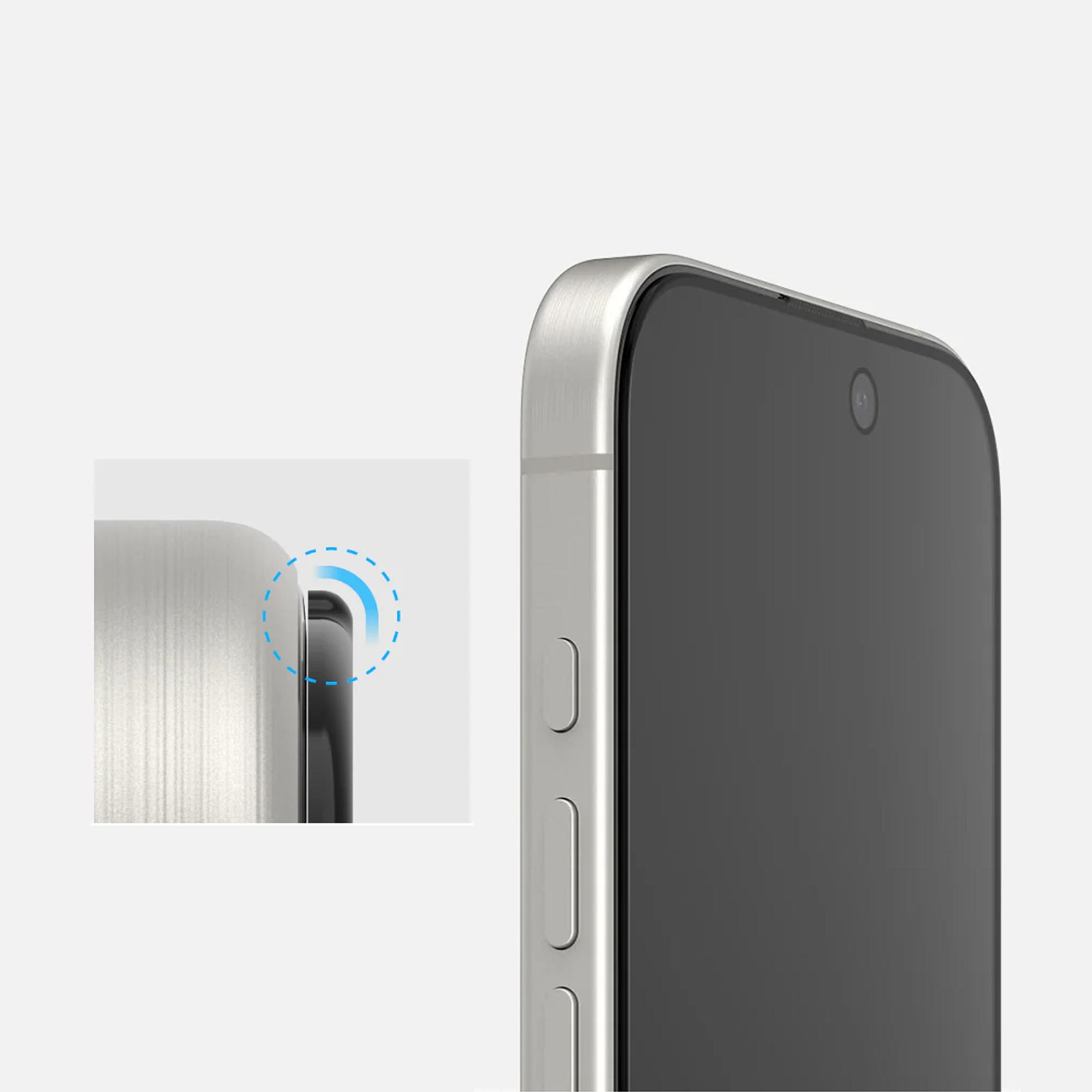 alkaya. iPhone 16 Pro Max Displayschutzglas Privacy, Panzerglas, Schutzfolie