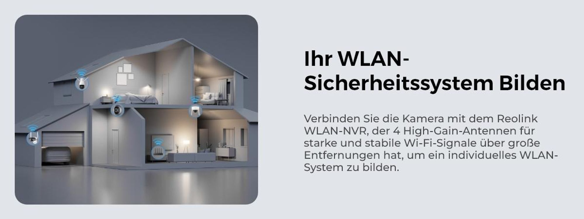 Reolink RLC-823S1W, 4K 8MP Dualband WiFi 6 PTZ Überwachungskamera, 360°-Abdeckung, Smarte Erkennung, Auto-Tracking, 5X optischem Zoom, Farbnachtsicht
