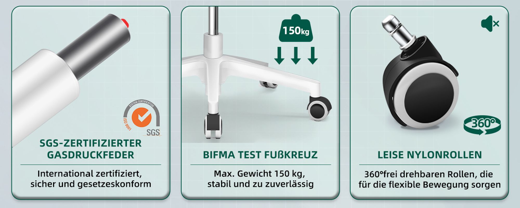Aiibot Bürostuhl,Bürostuhl Ergonomischer mit klappbaren Armlehnen Schreibtischstuhl Armlehnen Höhenverstellbarer Drehstuhl Chefsessel bürostuhl 150 kg