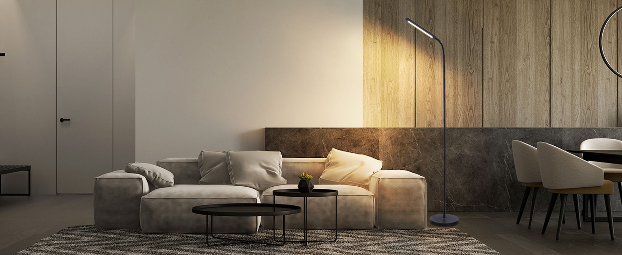 ZMH Stehlampe Wohnzimmer Dimmbar Standleuchte LED Stehleuchte Schwarz 3000K-6000K Standlicht 11W 360° Drehbar Leselampe Touch Control Timer bodenlampe mit Fernbedienung für Schlafzimmer Büro