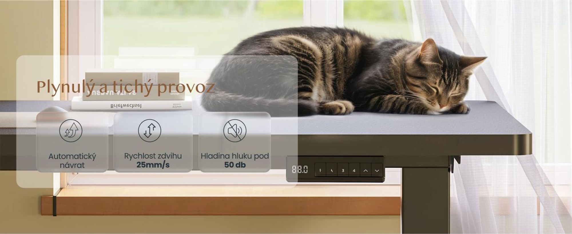 FLEXISPOT QB2 Výškově nastavitelný elektrický stůl 180 x 80 cm, 2 SILNÉ MOTORY, nosnost 120 kg, ochrana proti kolizi, 4 paměťové funkce (černý)