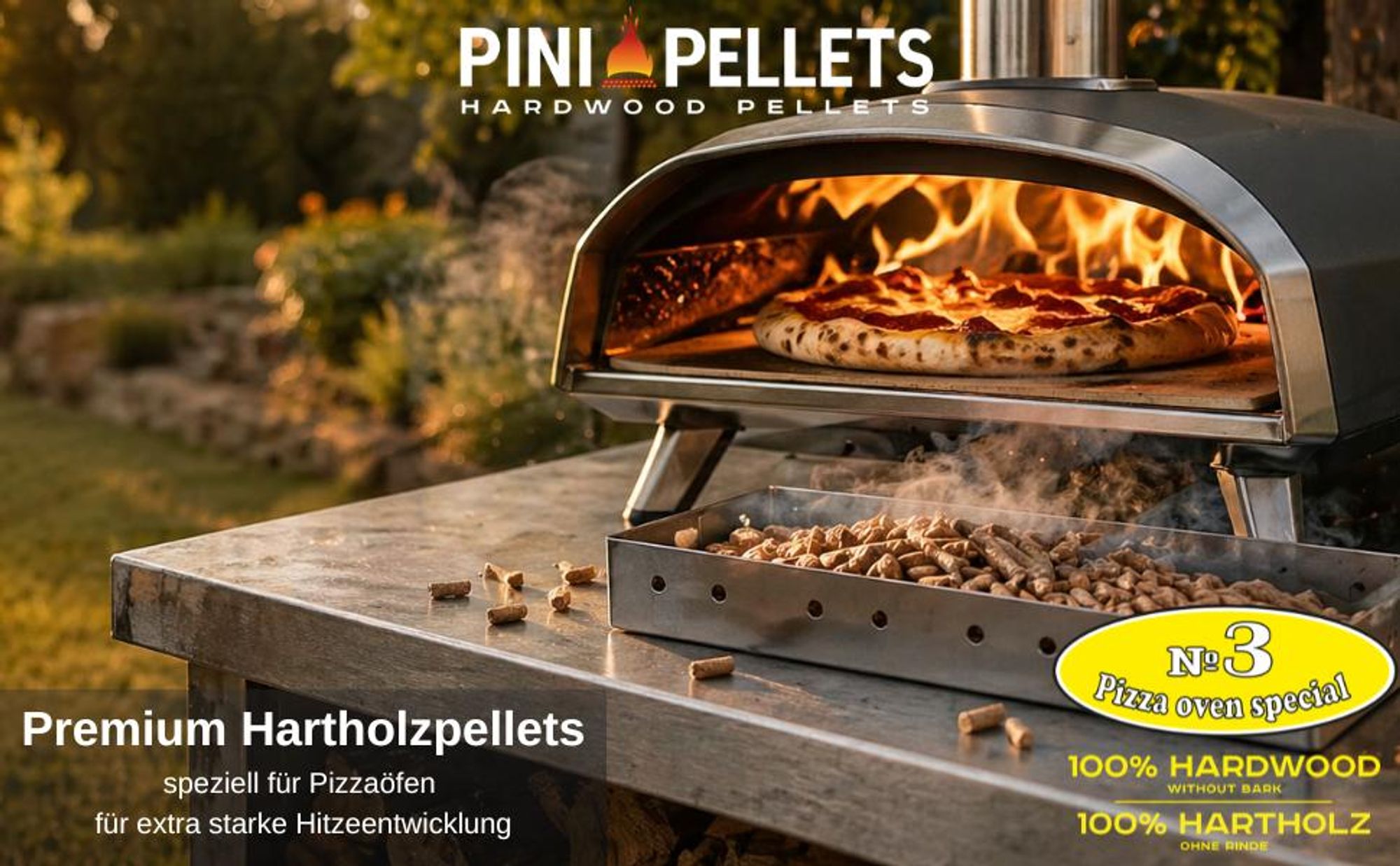 Hartholzpellets für maximale Hitzeleistung