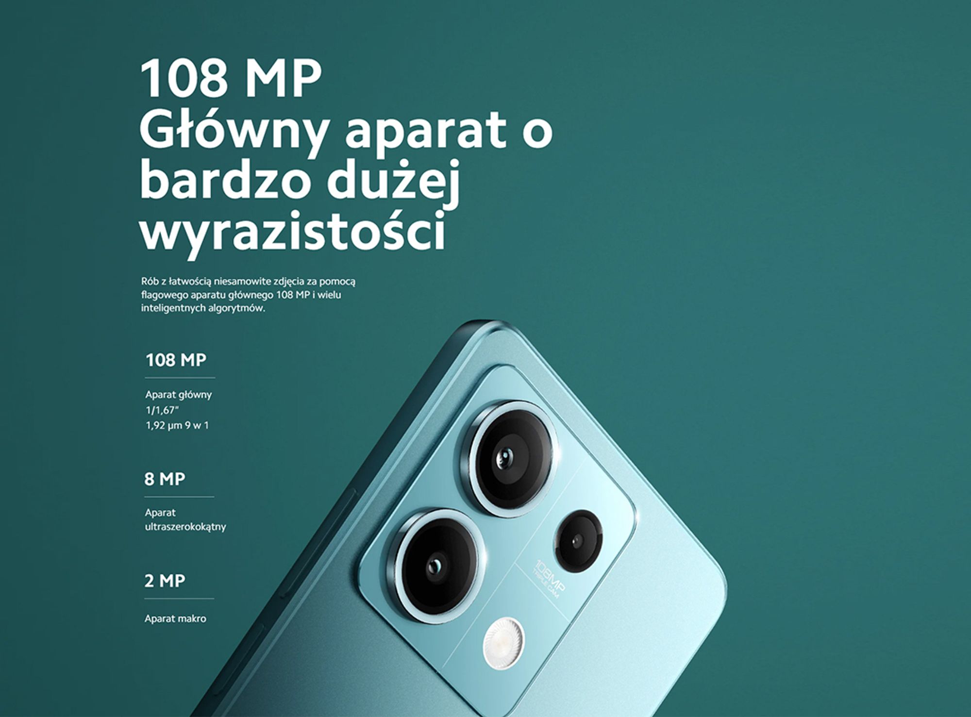 Xiaomi Redmi Note 13 5G 256 GB Dual-Sim grafitowo-czarny Nowość