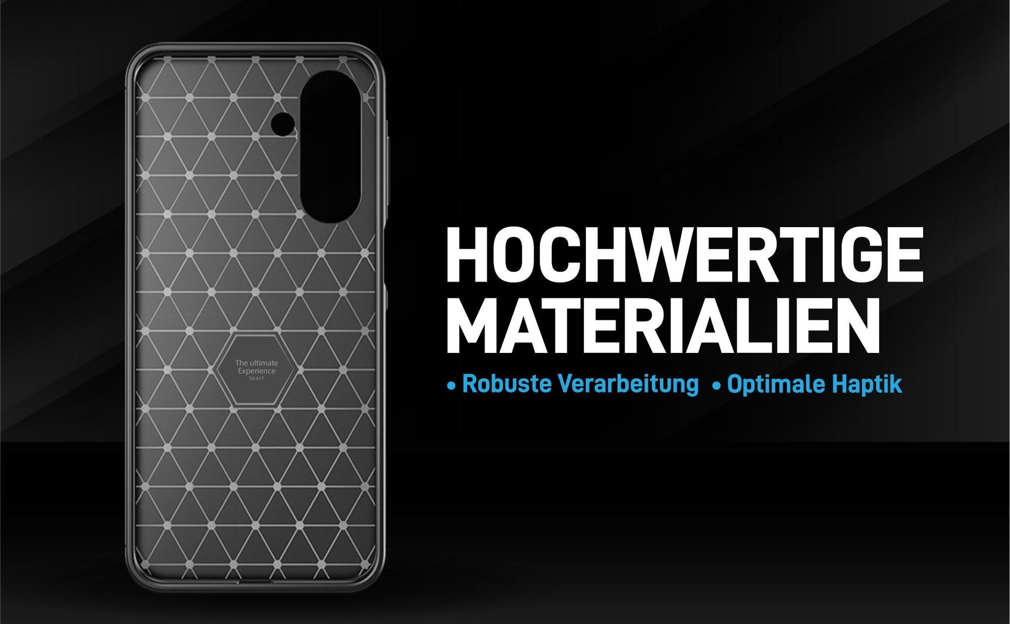 Handyhülle für das Samsung Galaxy A17 / A17 5G im Carbon Look
