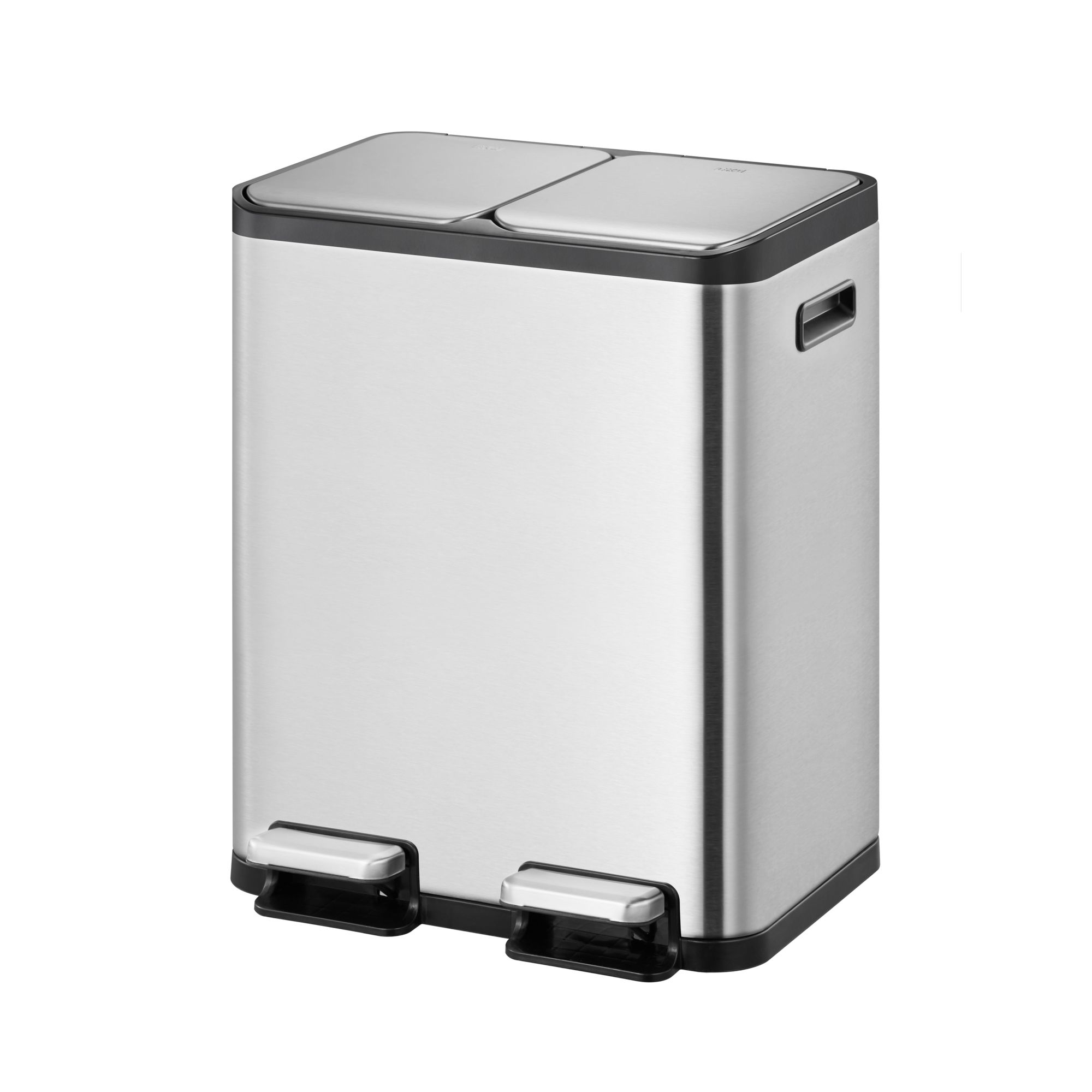 EKO - EcoCasa 1 Treteimer 30+30 Liter - Stainless steel   - Matt Edelstahl