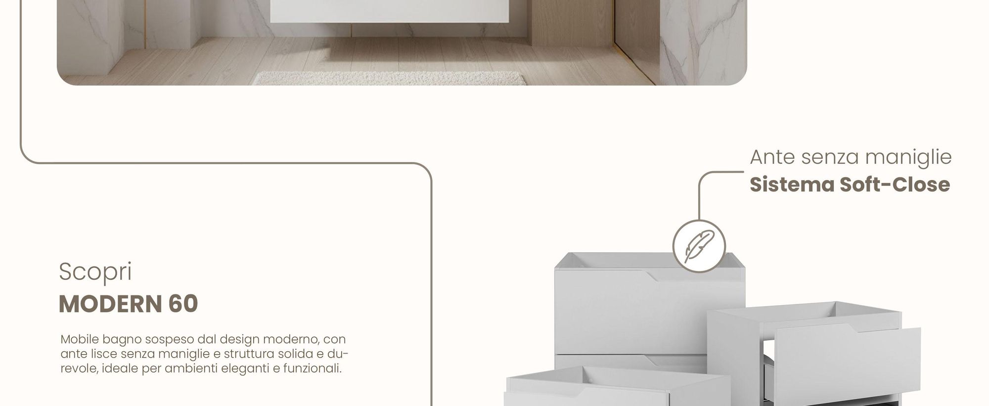 RODAN, mobile bagno, mobile sotto lavabo, mobile bagno moderno, mobili per il bagno