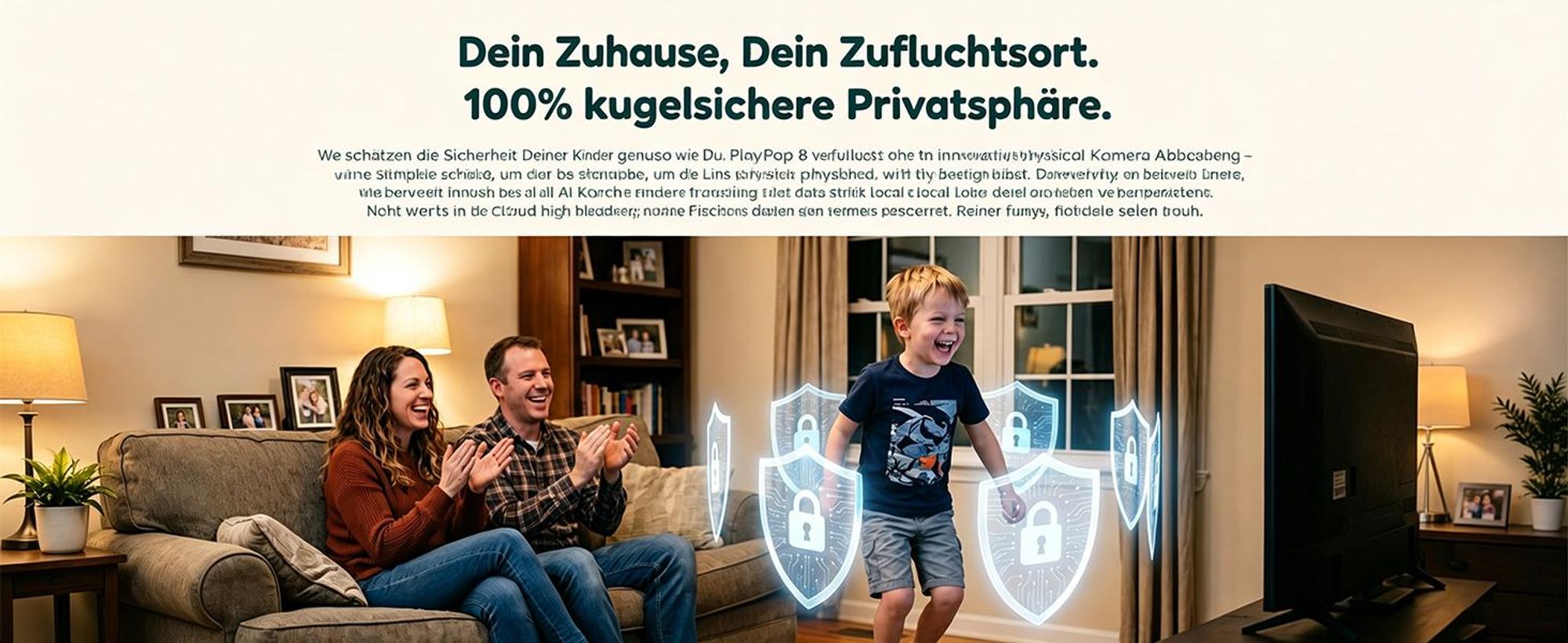 Blackview PlayPop 8 Spielkonsole für TV, 17-Punkt-KI-Tracking, ohne Controller, bis 4 Spieler, 6 Spielkategorien, HDMI, Geschenk für Kinder