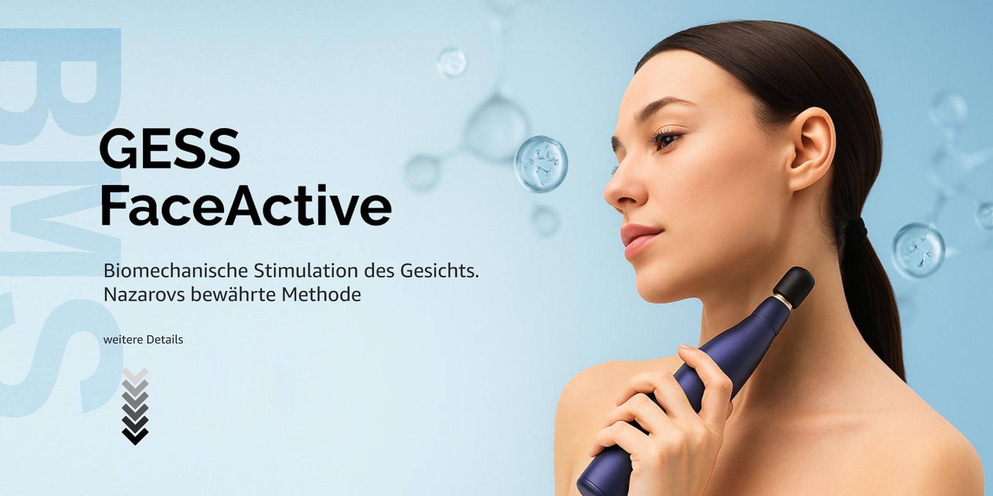 GESS FaceActive Premium BMS Gesichtsmassagegerät Massager