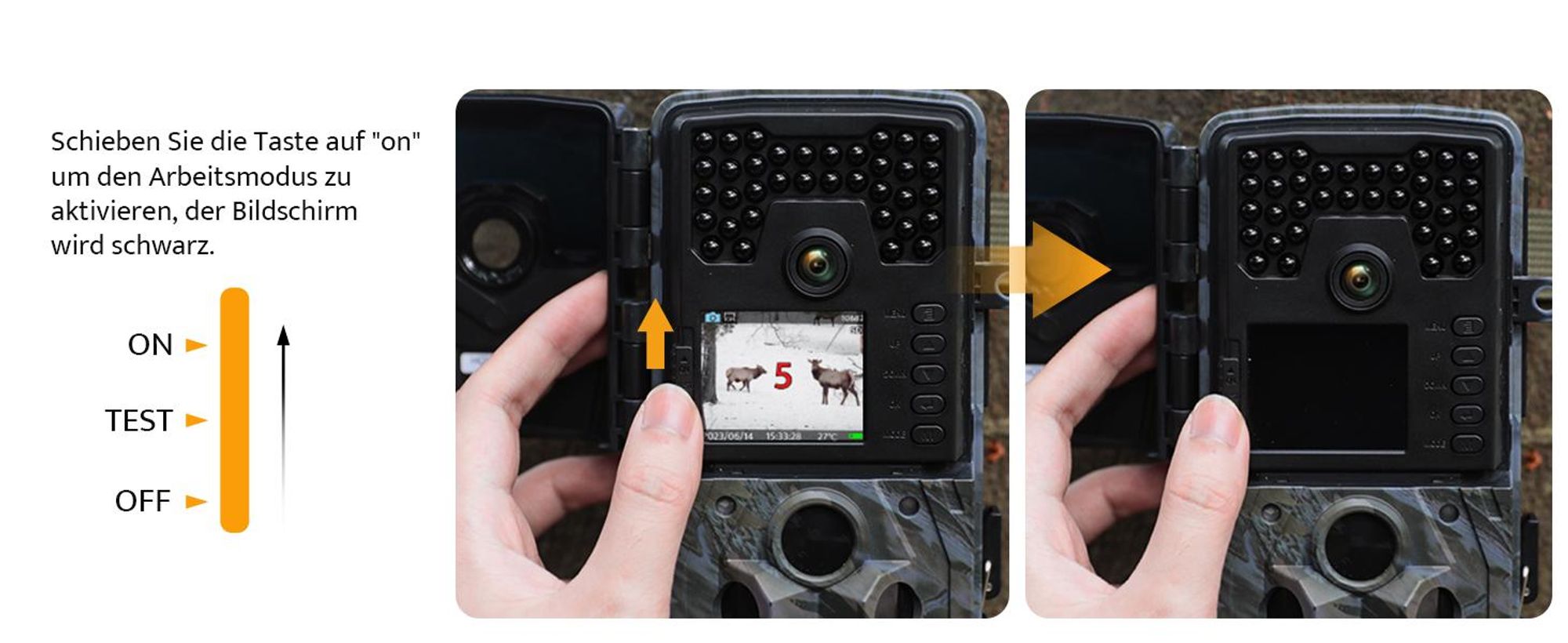 Wildkamera 36MP 4K Wasserdicht Tierkamera mit 32G Speicherkarte 120° Jagdkamera