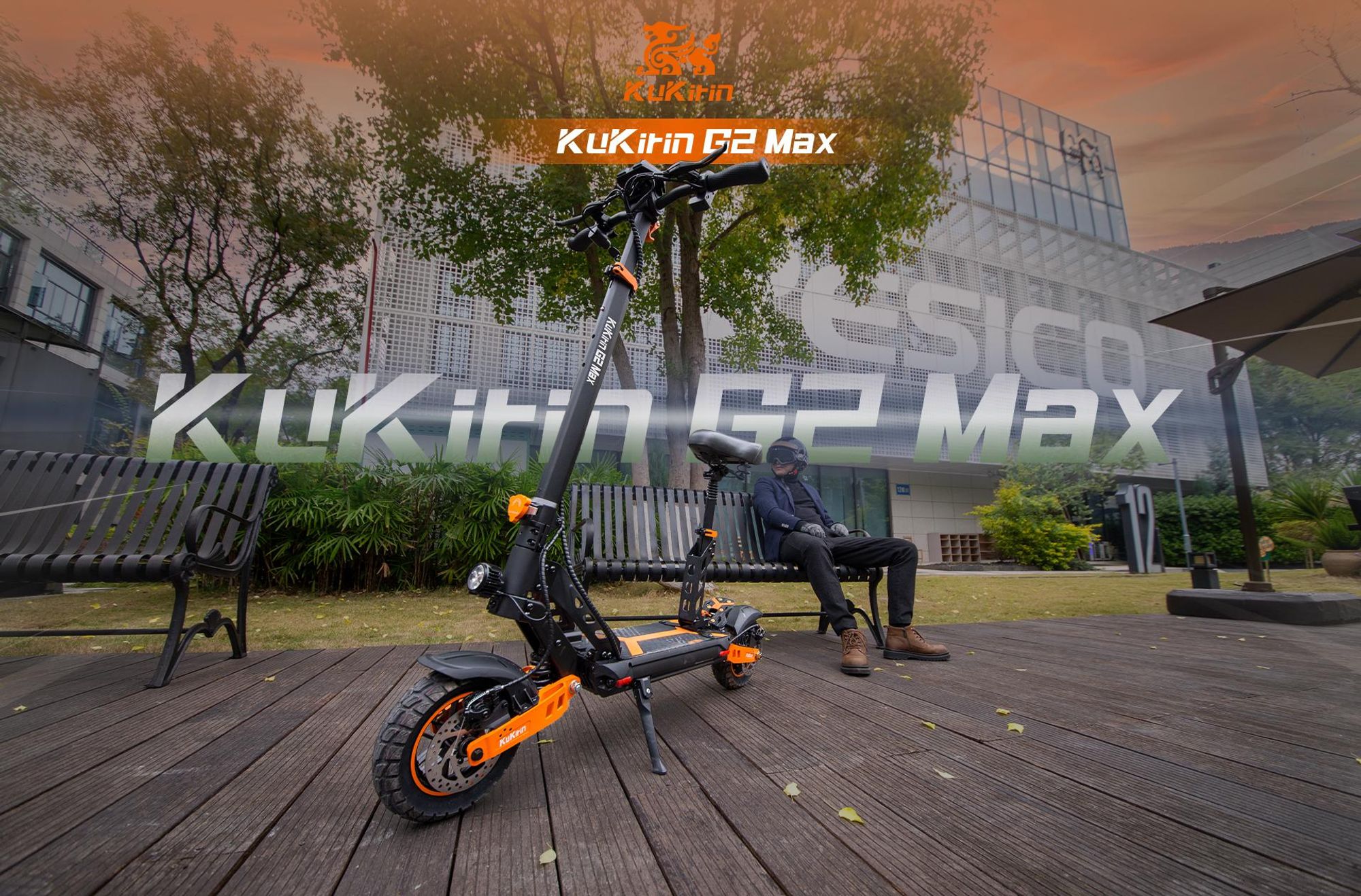 G2 MAX - Trottinette Électrique Pliable - Batterie 48V 20Ah - Autonomie 80KM - Roues 10'' - Freins à disque avant et arrière - Écran LED multifonction