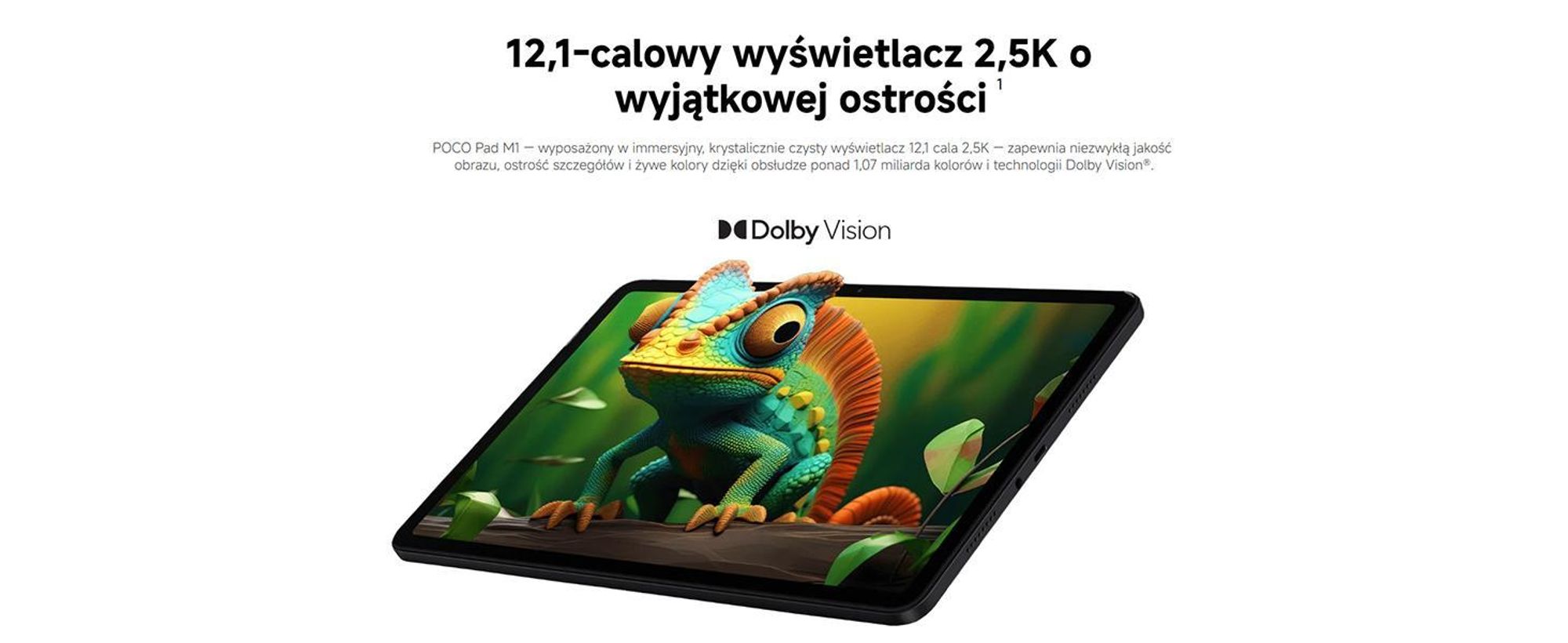 Xiaomi Poco Pad M1 Tablet 8/256GB 12,1" Wifi Czarny