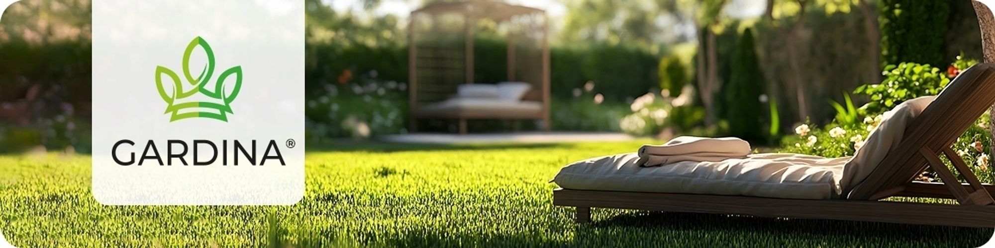 GARDINA® ORLANDO Fotel Leżak Ogrodowy Plażowy - Składany Rozkładany Na Płasko Wygodny