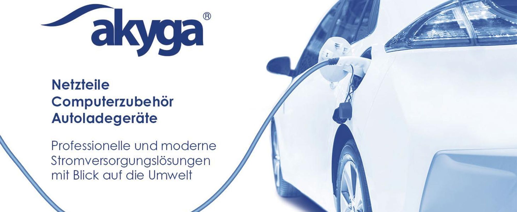 Akyga® Imagebroschüre mit Netzteilen, Computerzubehör und Autoladegeräten